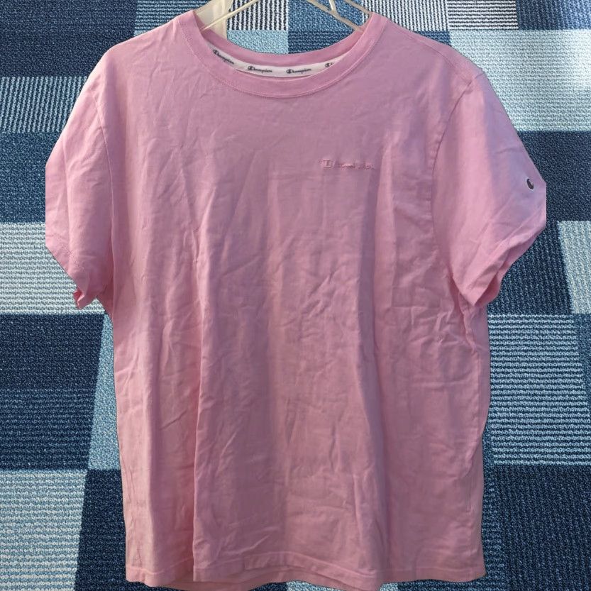 Champion Champion Pink Short Sleeve T-Shirt XL Logo Activewear Women Size XL / US 12-14 / IT 48-50 - 1 Thumbnail