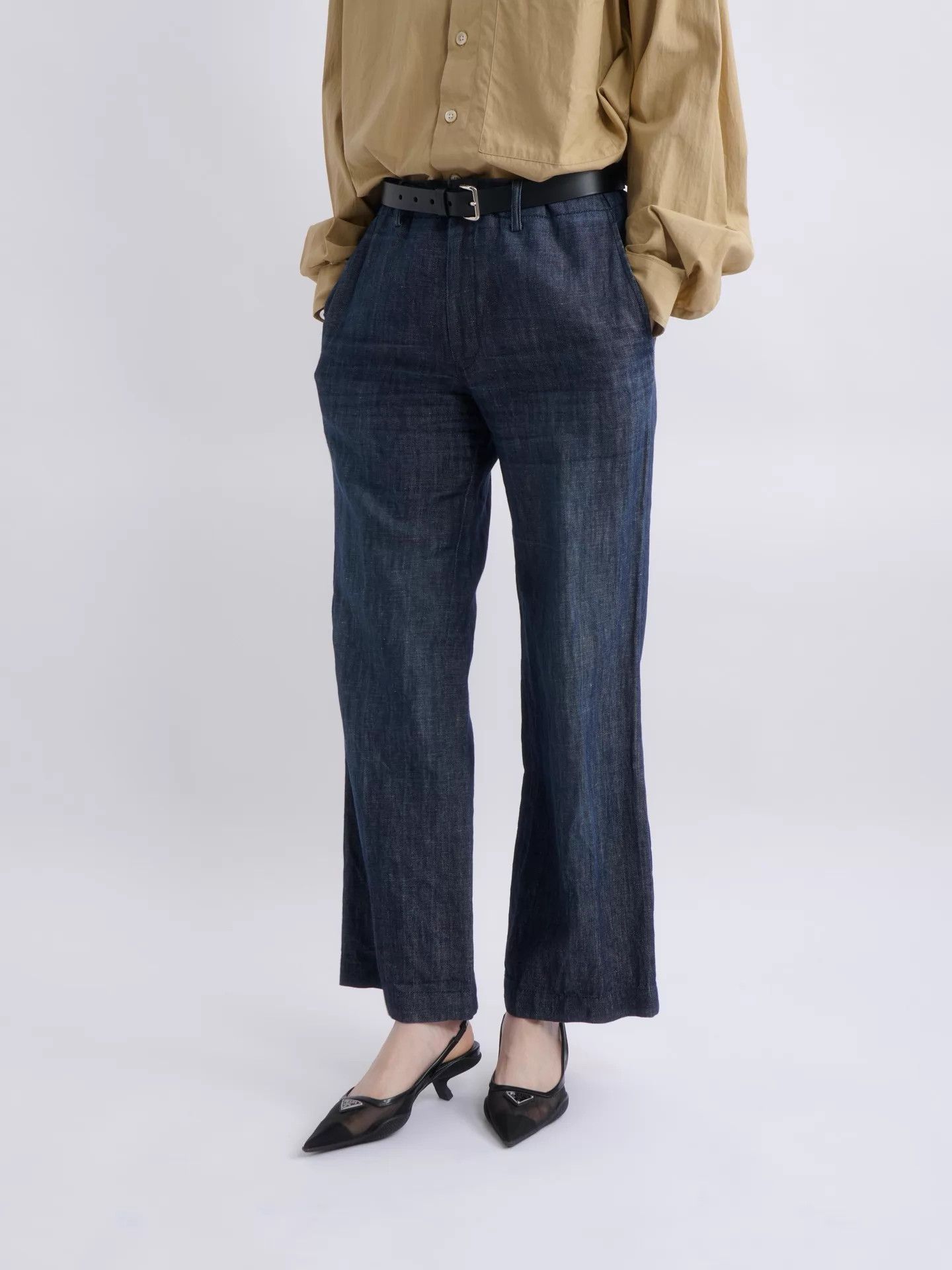 Junya Watanabe JUNYA WATANABE 2008 Spring Linen-Cotton Straight Jeans Size US 32 / EU 48 - 3 Thumbnail