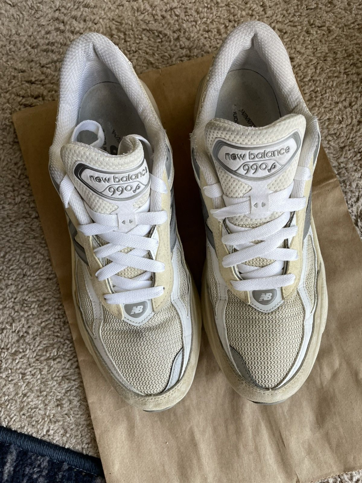 New Balance New Balance 992 white silver nimbus cloud | Grailed