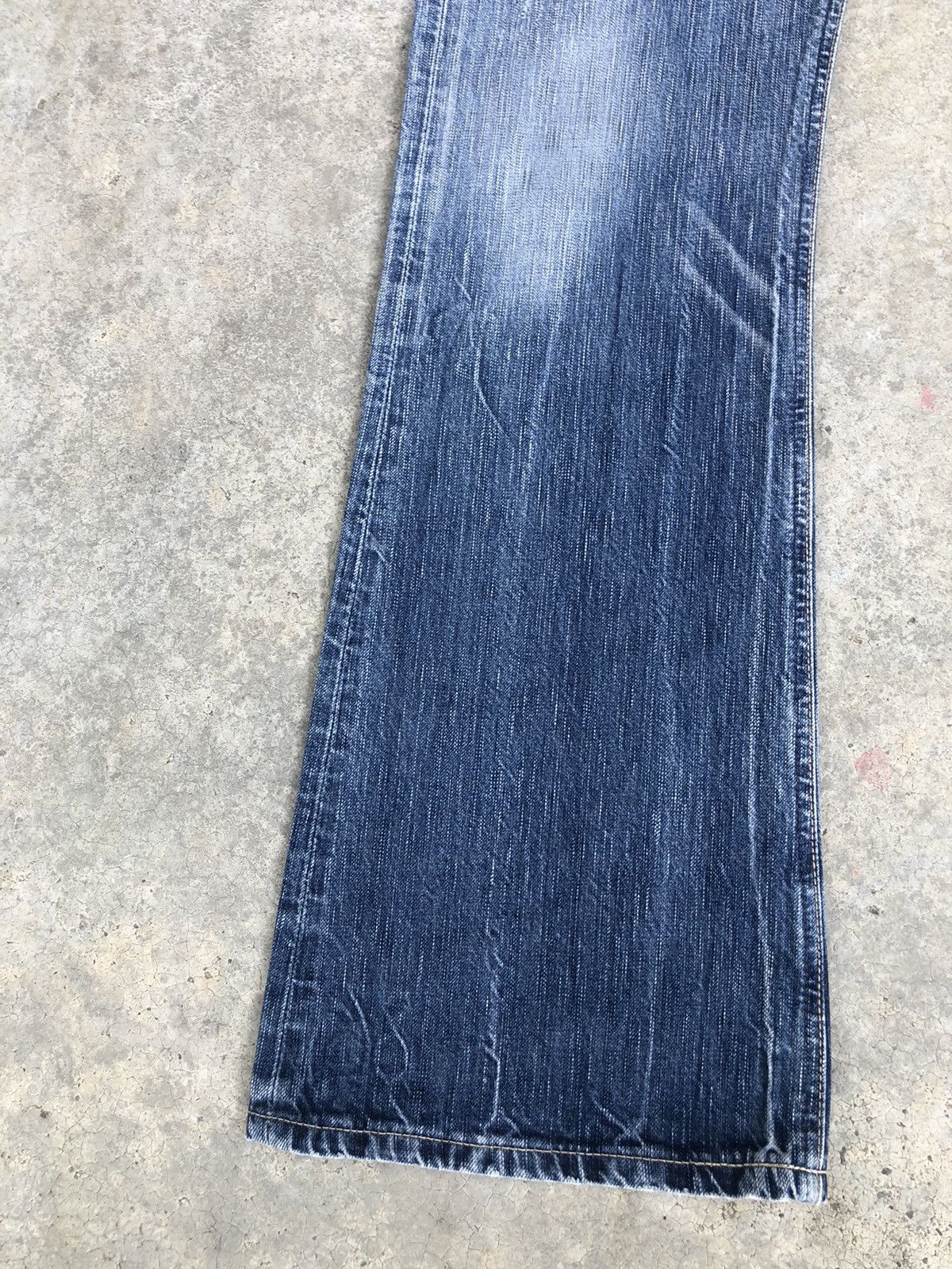 If Six Was Nine Japanese Edwin 503 Flared Jeans Distressed Jeans Size US 34 / EU 50 - 6 Thumbnail