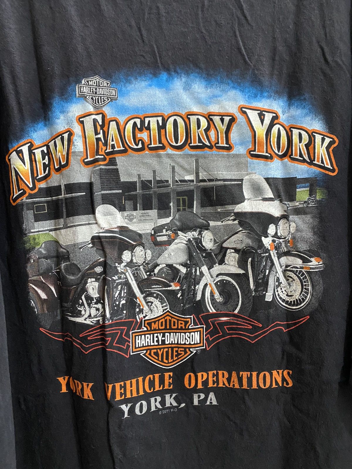 Vintage HARLEY DAVIDSON 2011 TSHIRT Size US XXL / EU 58 / 5 - 6 Thumbnail