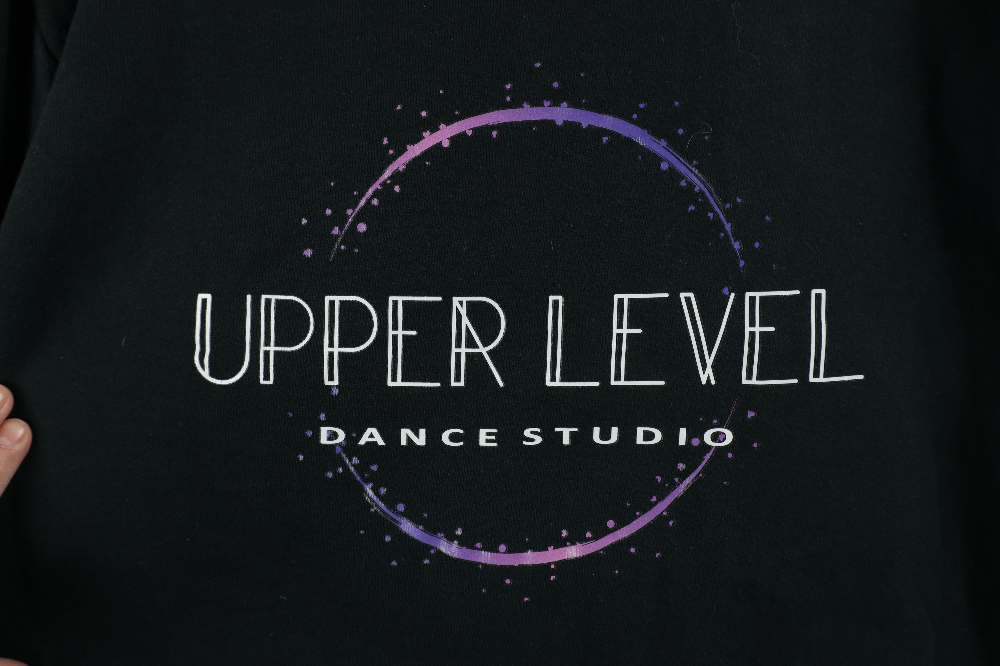 Vintage Vintage 90s Spell Out Upper Level Dance Studio Sweatshirt Size S / US 4 / IT 40 - 4 Thumbnail