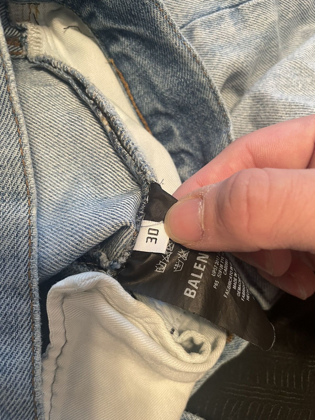 Balenciaga Balenciaga Convertible Denim Pants Size US 31 - 6 Thumbnail