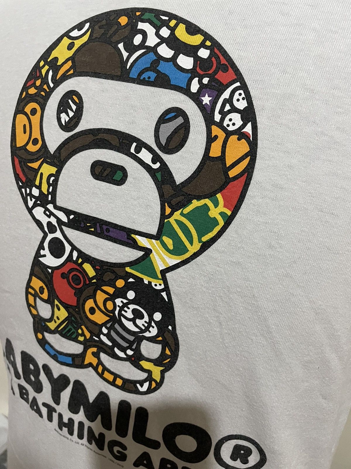 Bape VTG Babymilo A Bathing Ape Safari Tee Single Stitch Size M Size US M / EU 48-50 / 2 - 10 Thumbnail