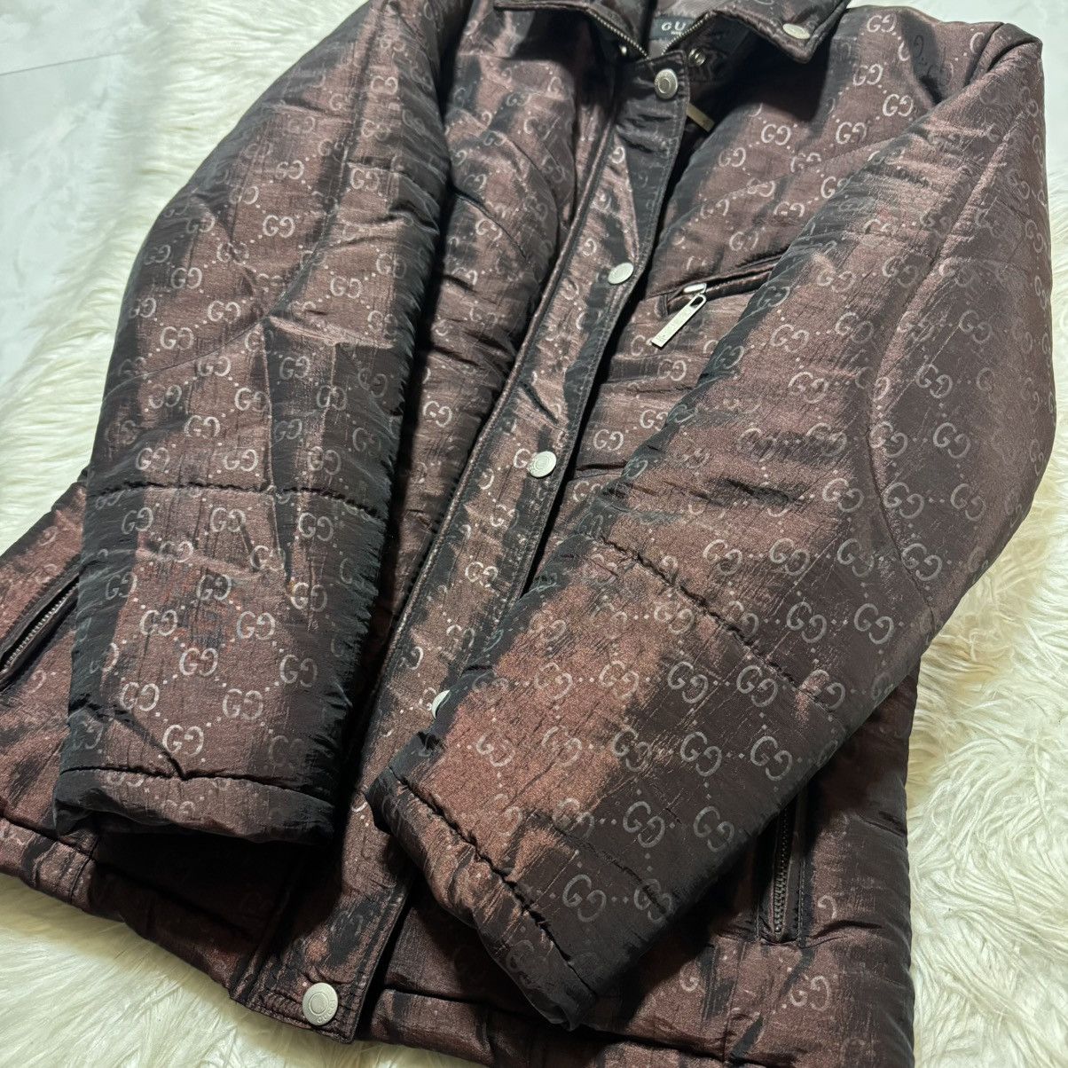 Gucci Gucci Tom Ford-Era Hologram GG All-Over Print Jacket Size US S / EU 44-46 / 1 - 10 Thumbnail