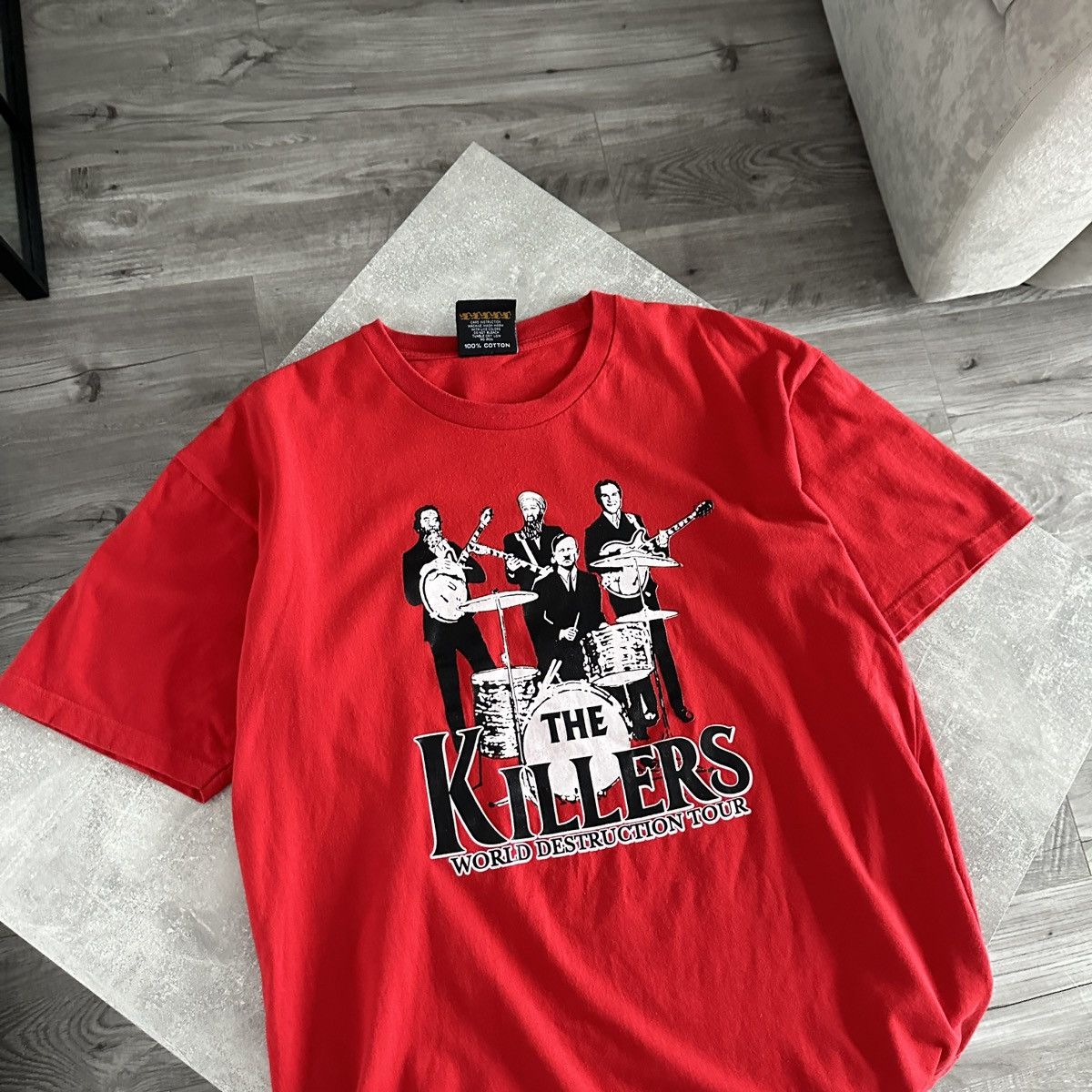 Vintage Vintage 00s y2k The Killers World Destruction tour tee humor Size US L / EU 52-54 / 3 - 3 Thumbnail