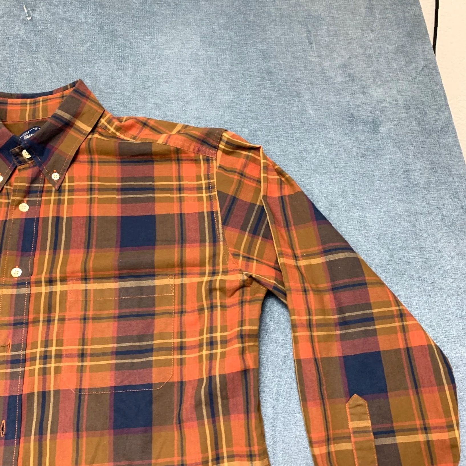 Bills Khakis VINTAGE Bills Khakis Shirt Mens XL Orange Plaid Classic Fit Pockets Button Down Outdoor Size US L / EU 52-54 / 3 - 5 Thumbnail