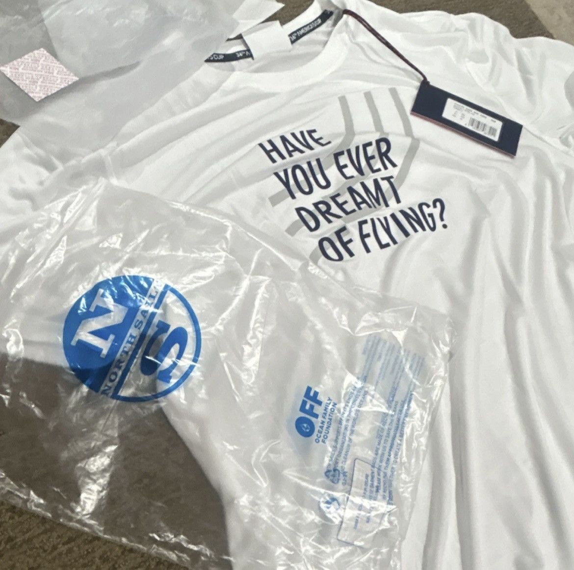 Prada Prada X North Sails 36th America's Cup Logo Jersey T-Shirt Size US XL / EU 56 / 4 - 9 Thumbnail
