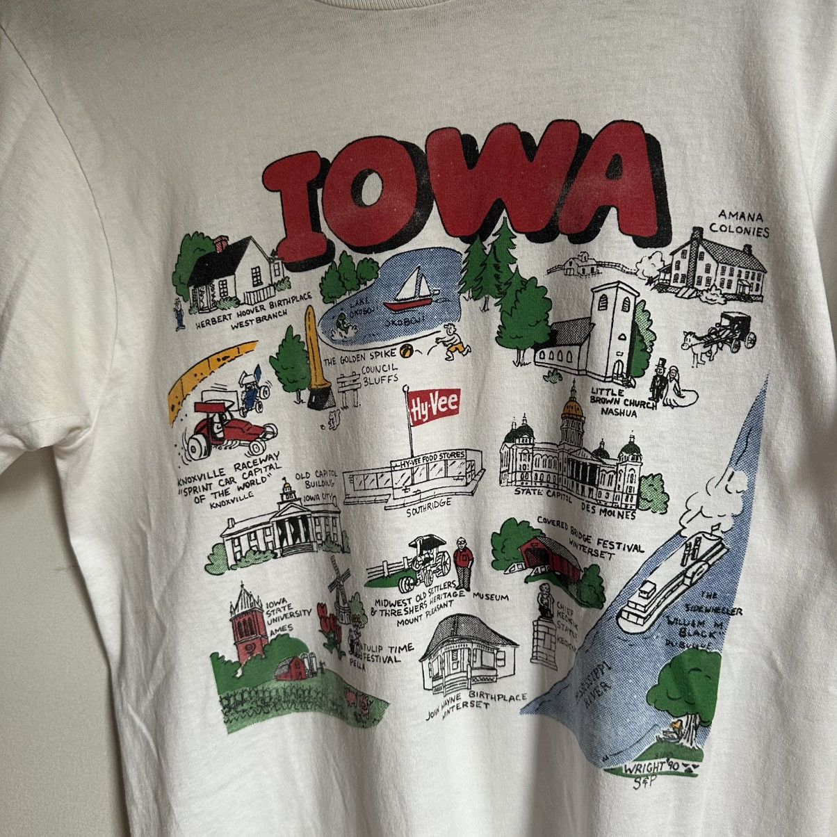 Vintage Vintage Iowa Landmarks Tee Size US M / EU 48-50 / 2 - 2 Thumbnail
