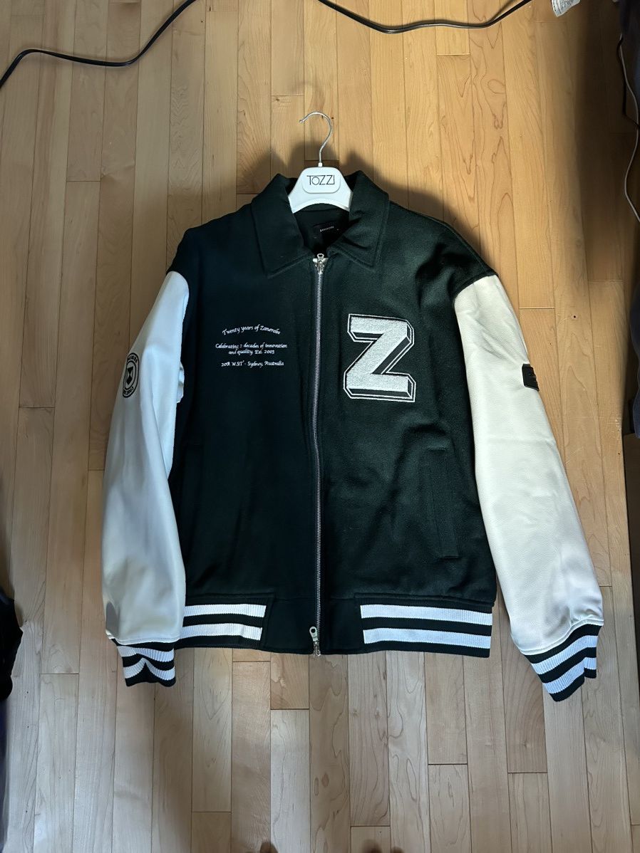 Zanerobe Varsity leather jacket Size US M / EU 48-50 / 2 - 1 Thumbnail