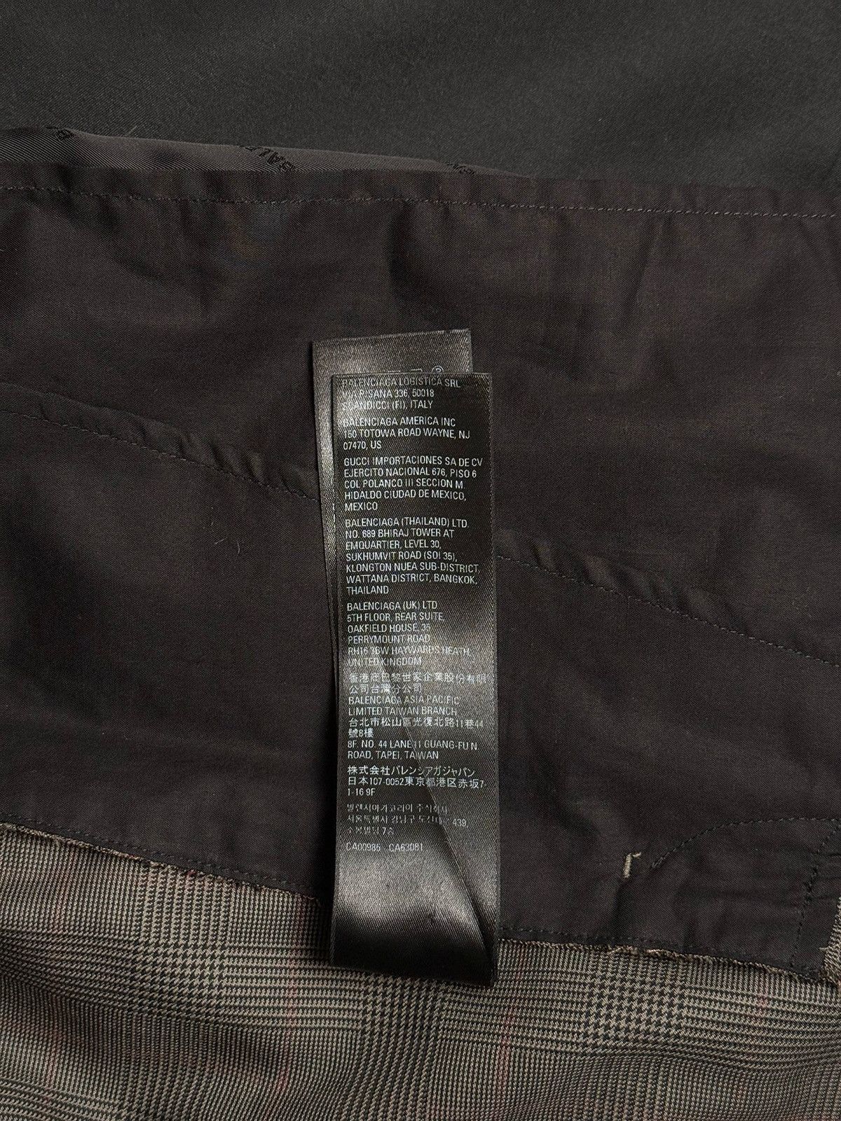 Balenciaga Balenciaga "Wardrobe" Sporty B logo checkered pants Size 30" / US 8 / IT 44 - 8 Thumbnail