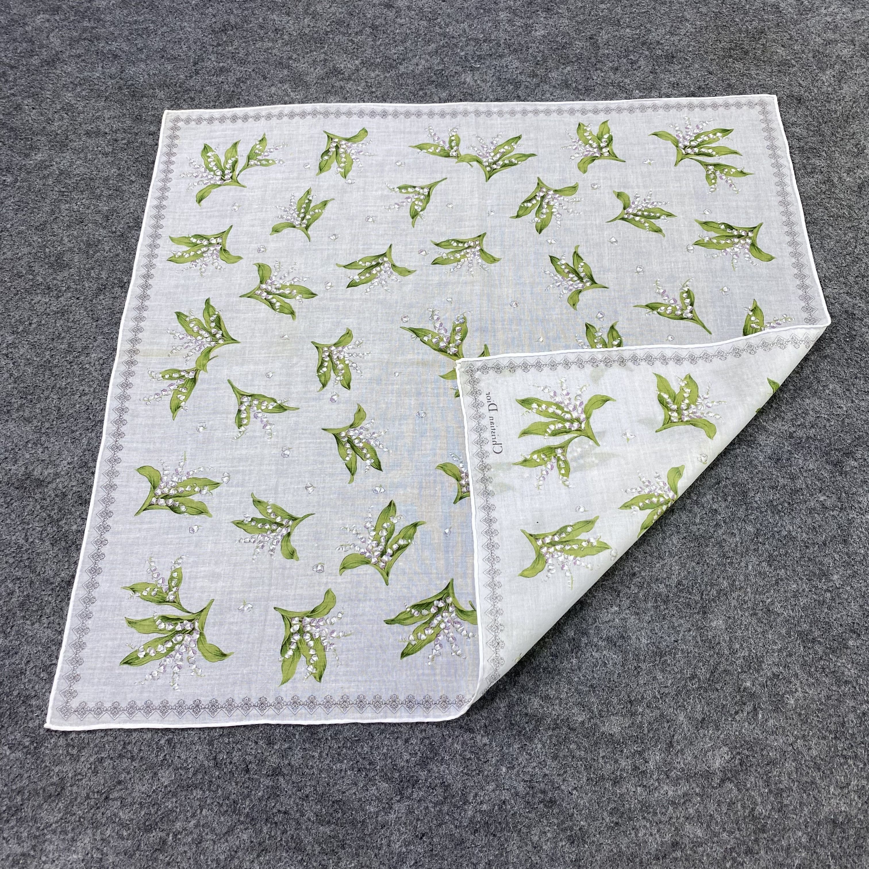 Japanese Brand Christian Dior Handkerchief / Bandana / Neckerchief-B2358 Size ONE SIZE - 5 Thumbnail
