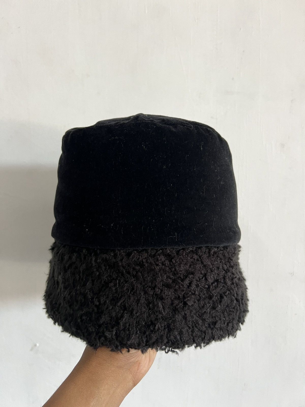 Japanese Brand Mohair Faux Fur Bucket Hat Size ONE SIZE - 1 Thumbnail