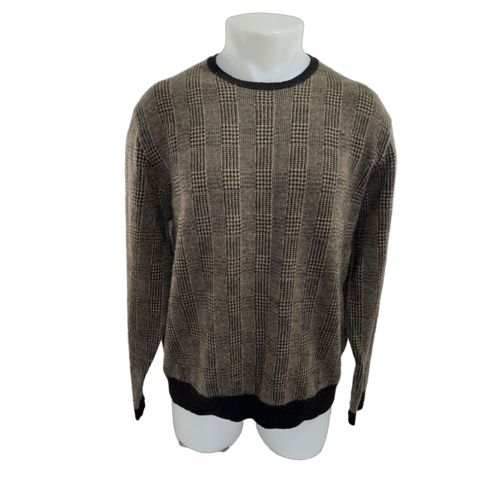 Ralph Lauren POLO RALPH LAUREN Sweater XL Alpaca Wool Mens Brown Pullover 2-Ply Knit Used Vintage AA Size US XL / EU 56 / 4 - 1 Thumbnail