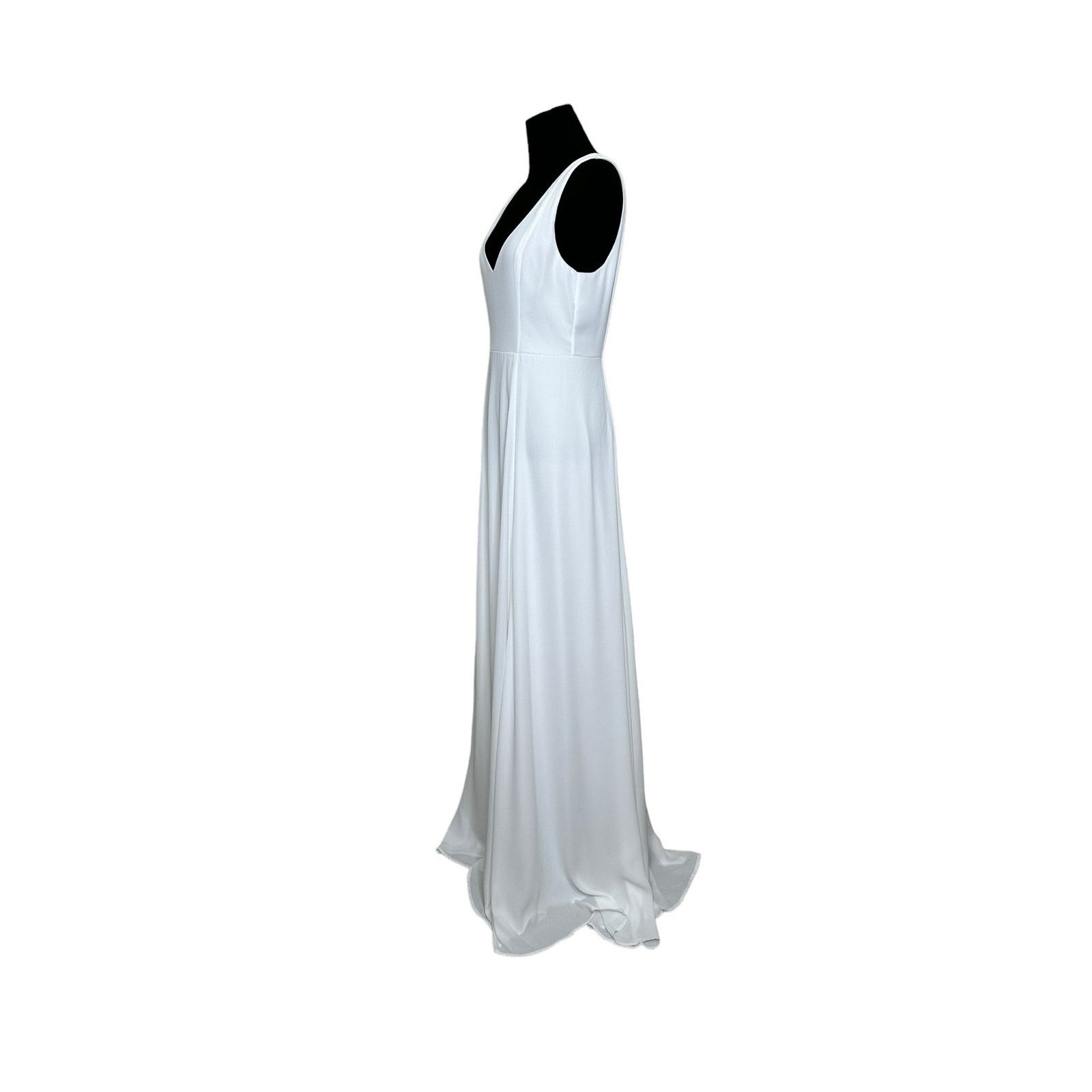 Show Me Your MuMu Show me your Mumu white chiffon wedding dress size M Size M / US 6-8 / IT 42-44 - 15 Thumbnail