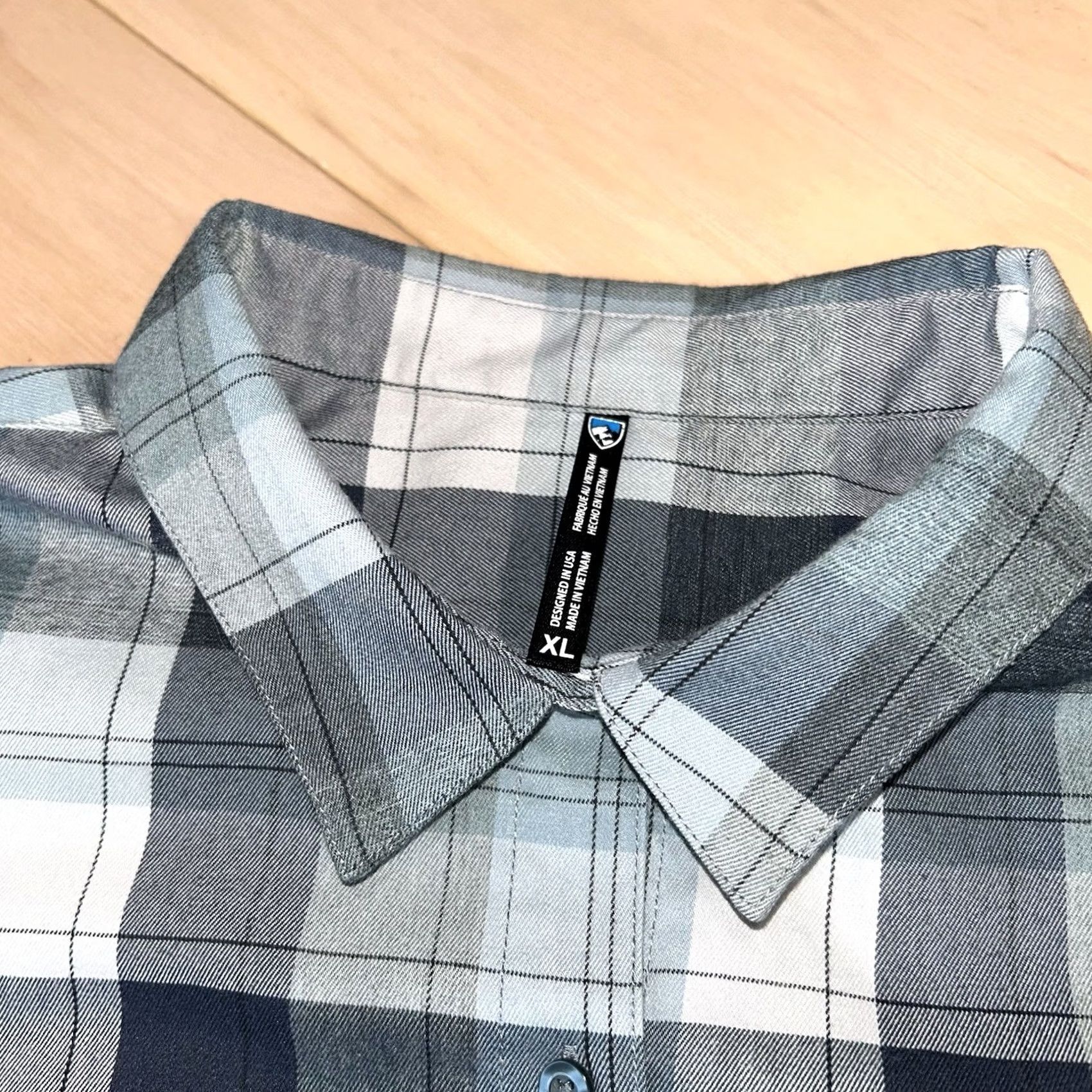 Vintage VINTAGE Kuhl Tess Flannel Button Up Shirt Long Sleeve Women's XL Blue Plaid Pocketed Casual Shirt Size XL / US 12-14 / IT 48-50 - 3 Thumbnail