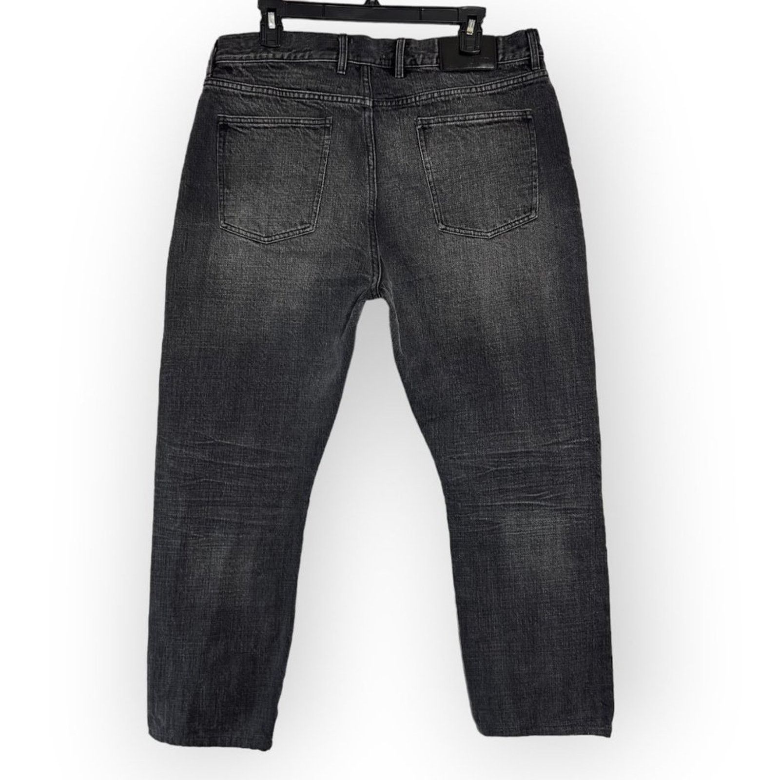 Taylor Stitch Taylor Stitch Slim Selvage Jean Black Wash Size 35x27 Size US 35 - 2 Thumbnail