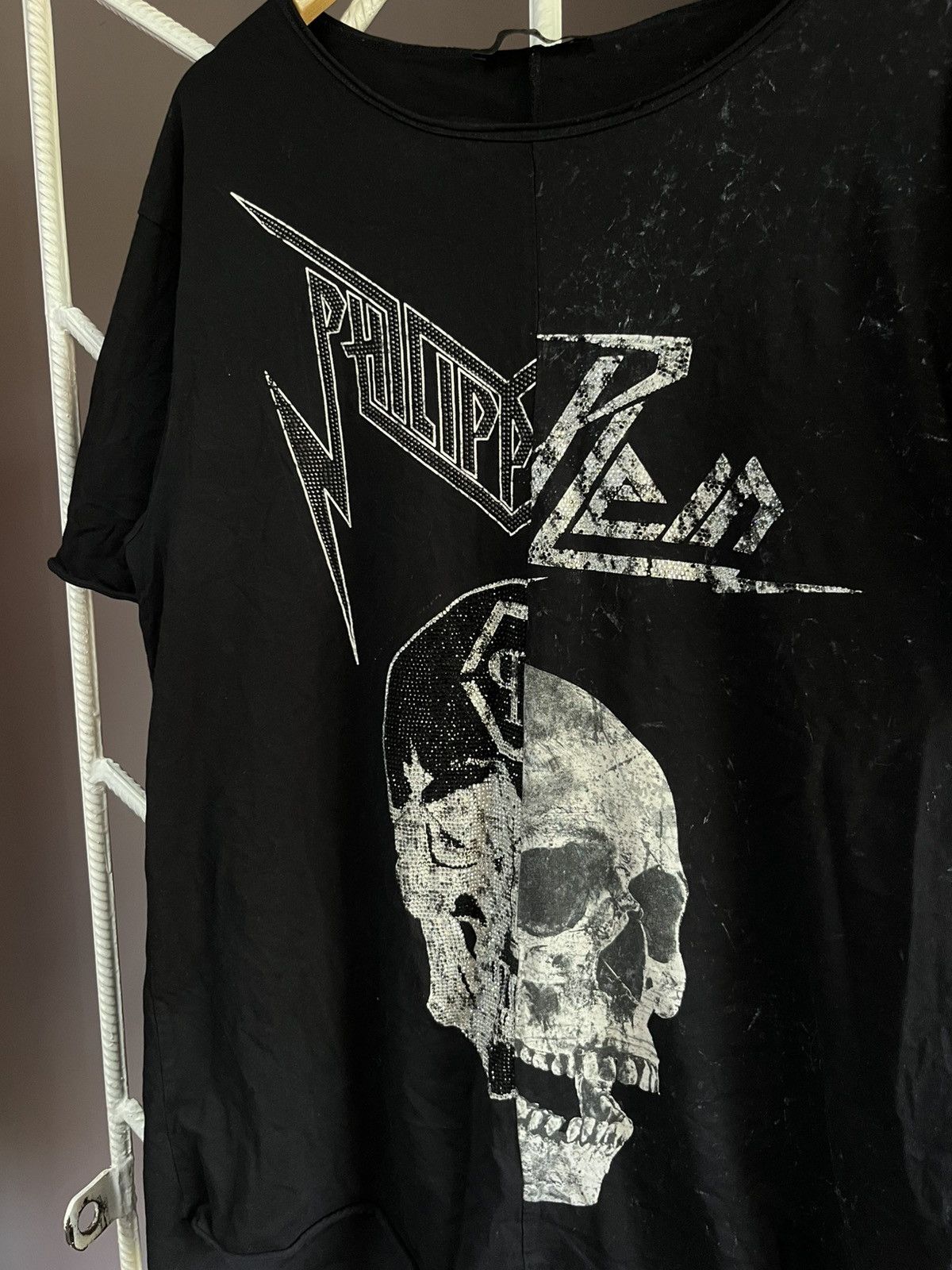 Designer × Philipp Plein RARE Philipp Plein Avant Garde Y2K Tee Size US XL / EU 56 / 4 - 5 Thumbnail
