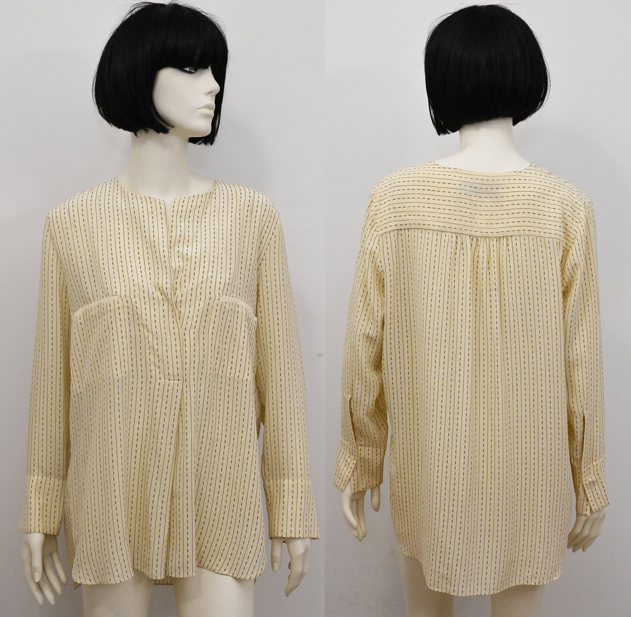 By Malene Birger By Malene Birger abstract print silk blouse vanilla cream Size M / US 6-8 / IT 42-44 - 2 Thumbnail