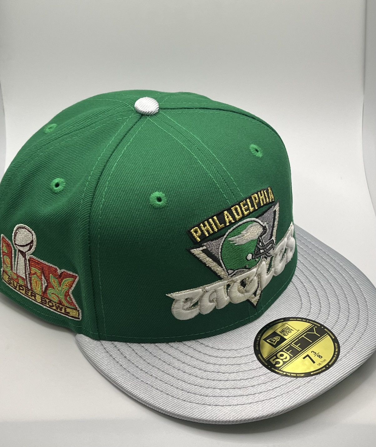 MyFitteds 7 3/8 PHILADELPHIA EAGLES SUPER BOWL LIX CHAMPIONS HAT Size ONE SIZE - 1 Thumbnail