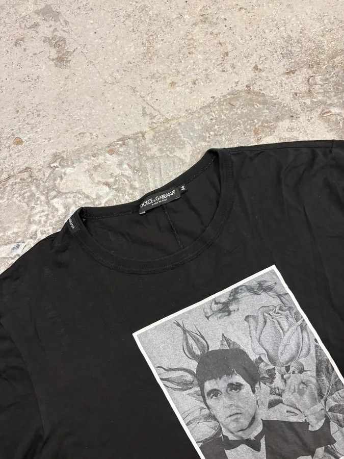 Dolce & Gabbana 2000s Dolce & Gabbana Black Al Pacino T-Shirt Size US S / EU 44-46 / 1 - 5 Thumbnail