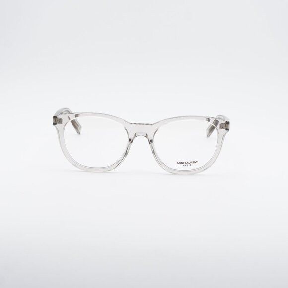 Saint Laurent Paris Saint Laurent SL471 004 Round Eyeglasses Transparent Beige Size ONE SIZE - 2 Thumbnail