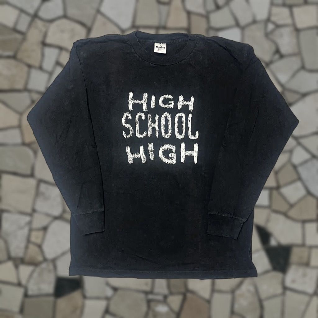 VINTAGE Murina T-Shirt Long Sleeve Crew Neck Black L Unisex Adults Movie Prime High School High
