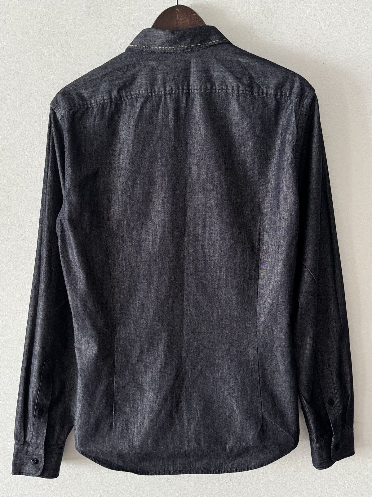 Moschino 🔥🔥 Moschino Navy Denim Shirt Size US M / EU 48-50 / 2 - 2 Thumbnail