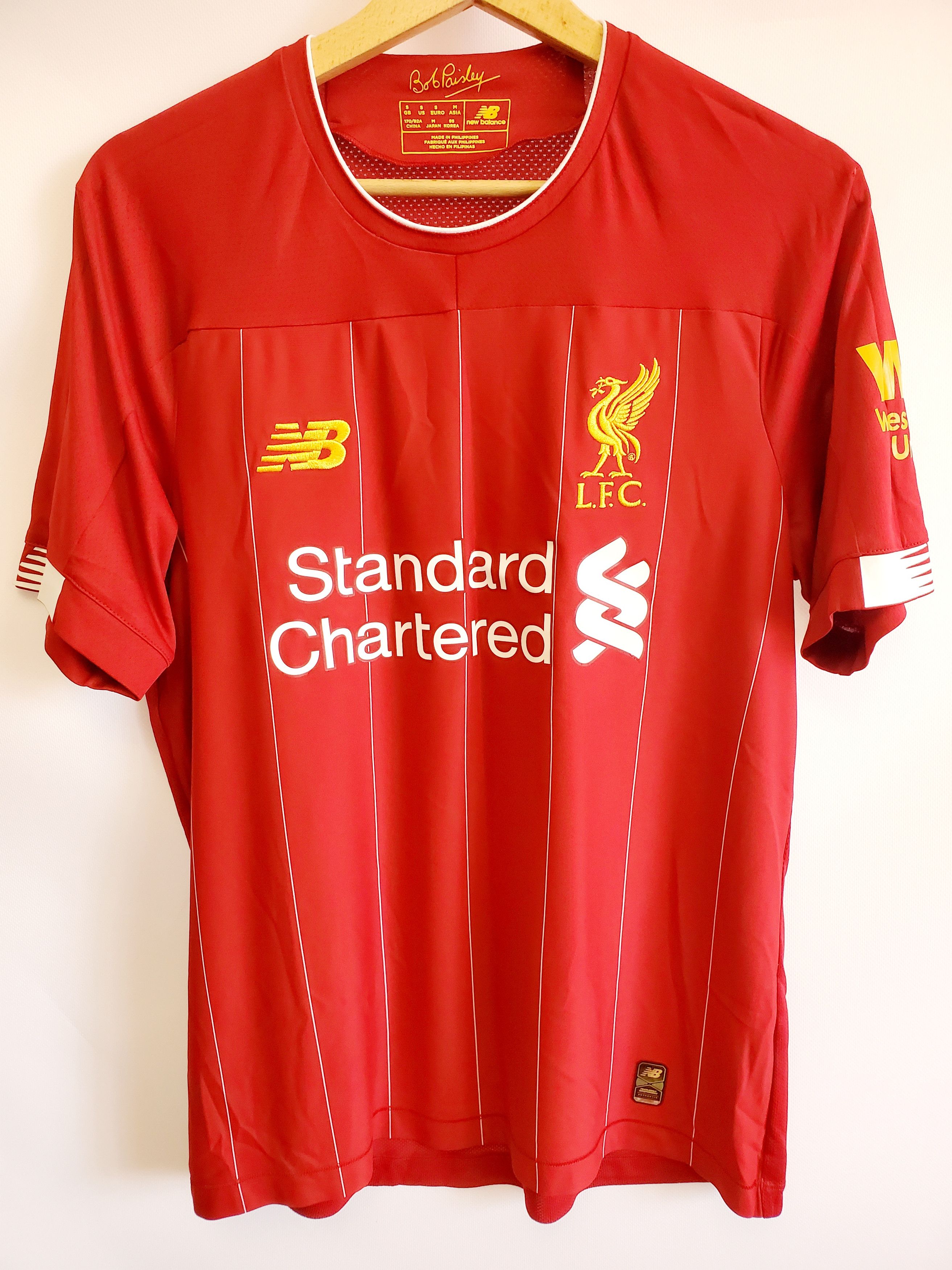 New Balance Liverpool 2019-20 Home Jersey Men’s Size S ideal condition Size US S / EU 44-46 / 1 - 1 Thumbnail