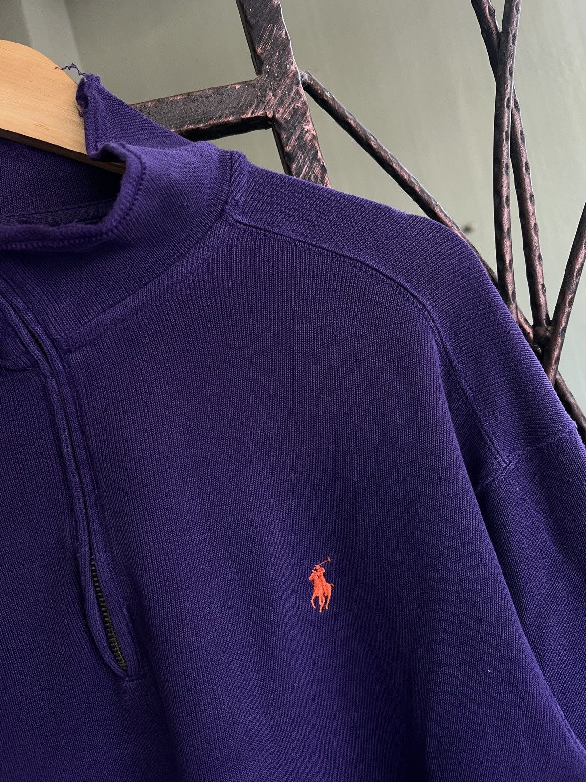 Polo Ralph Lauren Vintage Polo Ralph Luren quater zipper Size US XXL / EU 58 / 5 - 13 Thumbnail