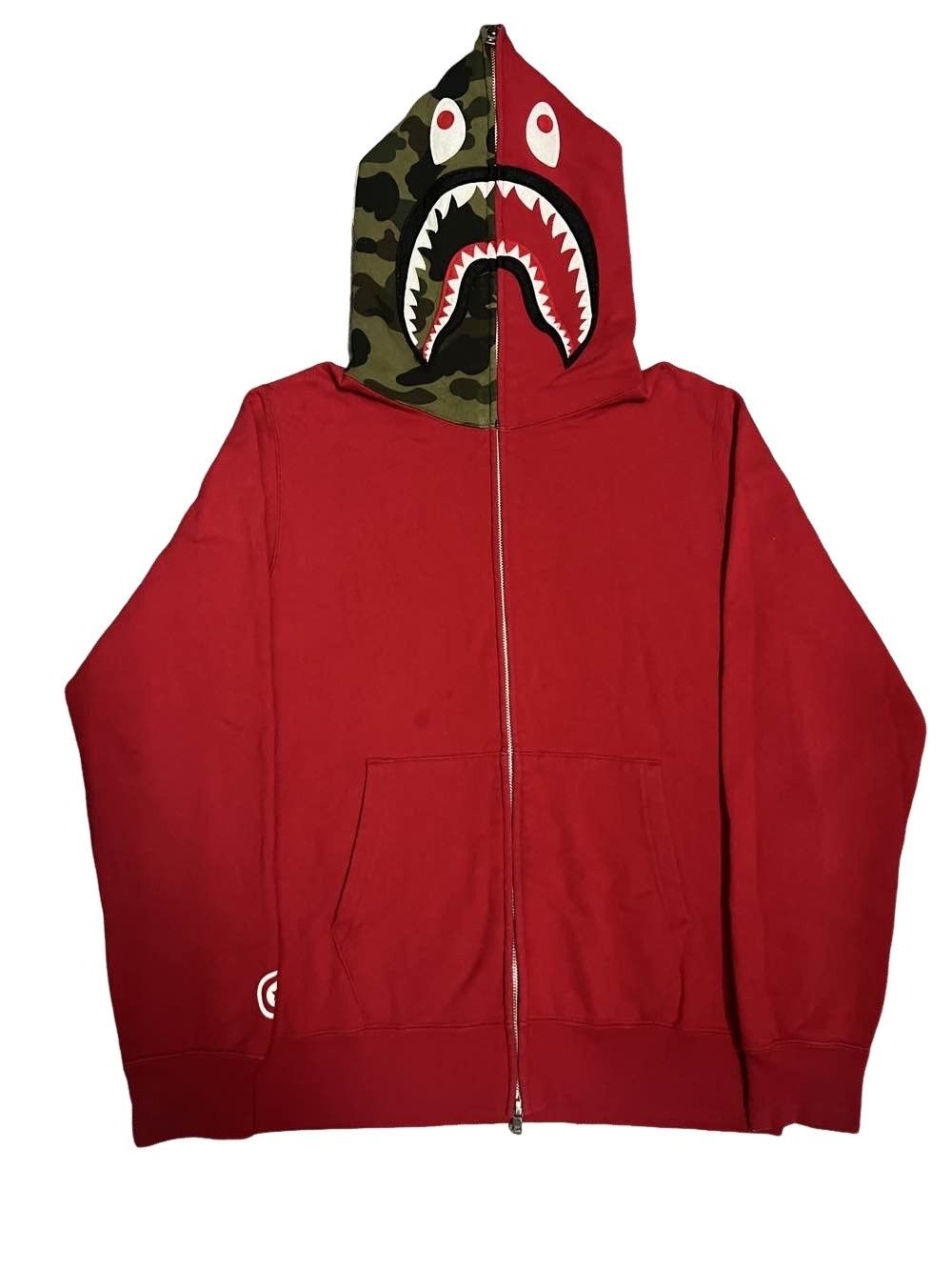 Bape Bape Baby Lisa Red Zip Hoodie | Grailed