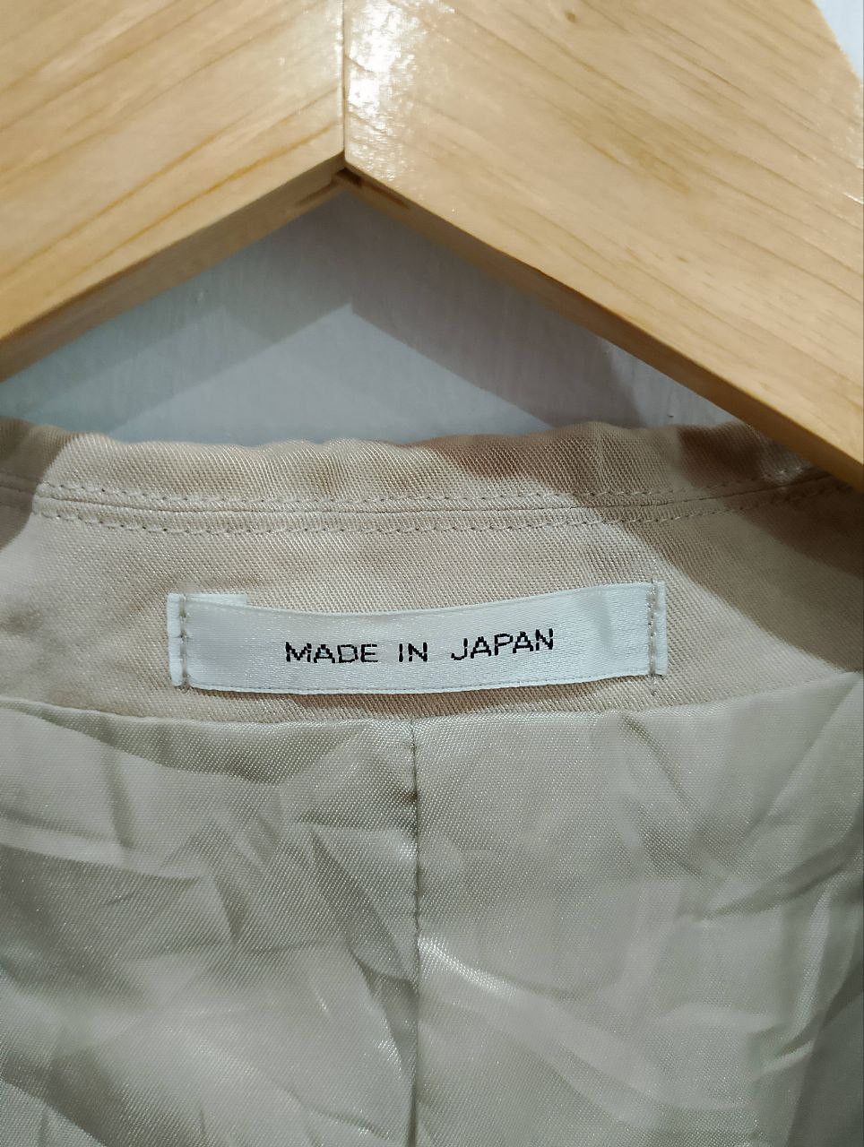 Japanese Brand INTERMEZZO TENCEL™ Single Breasted Japan Made Blazer Jacket Size 44R - 7 Thumbnail