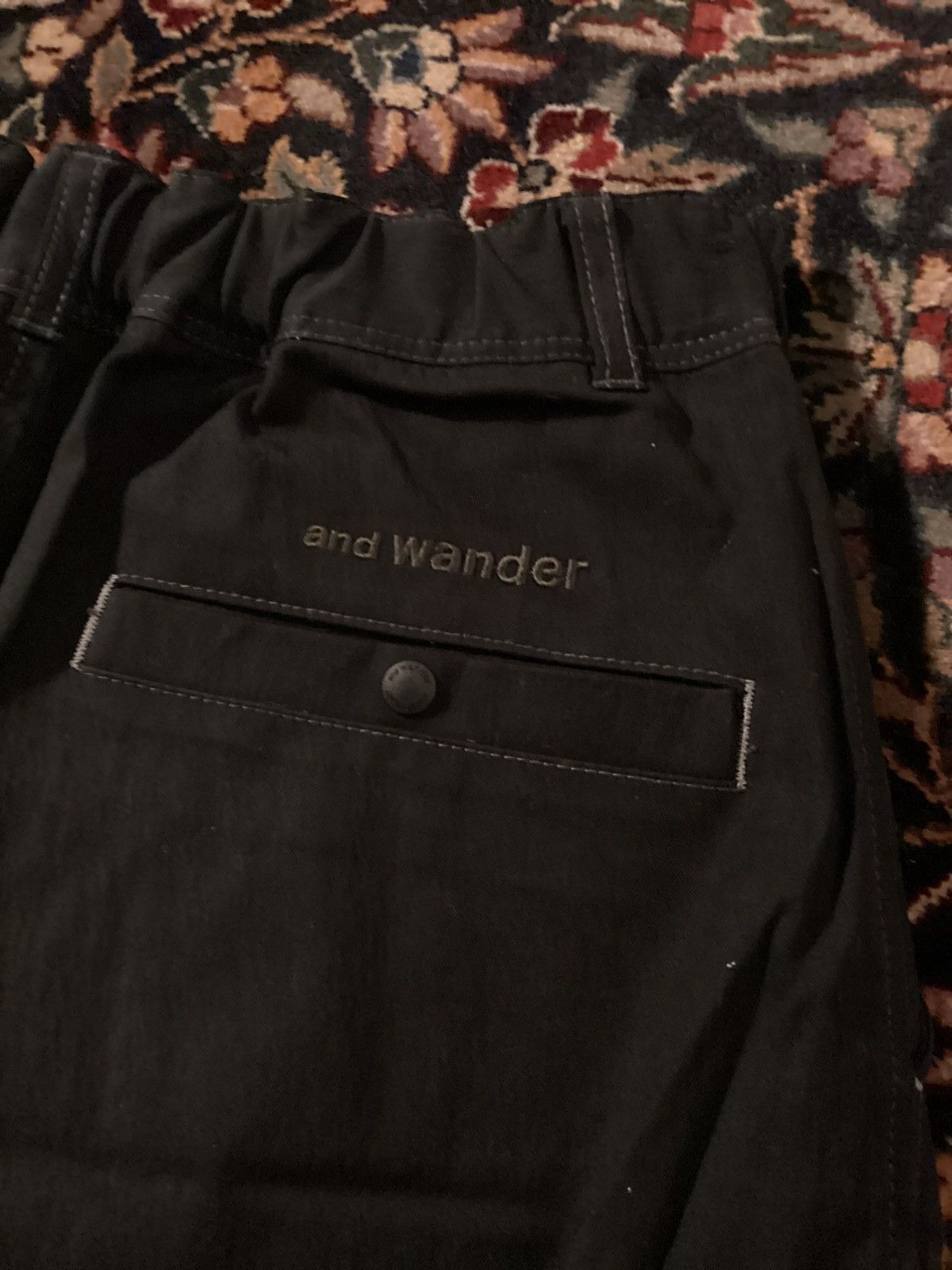 And Wander and Wader - Elasticized Black Cargo Pants - Size 3 Size US 32 / EU 48 - 5 Thumbnail