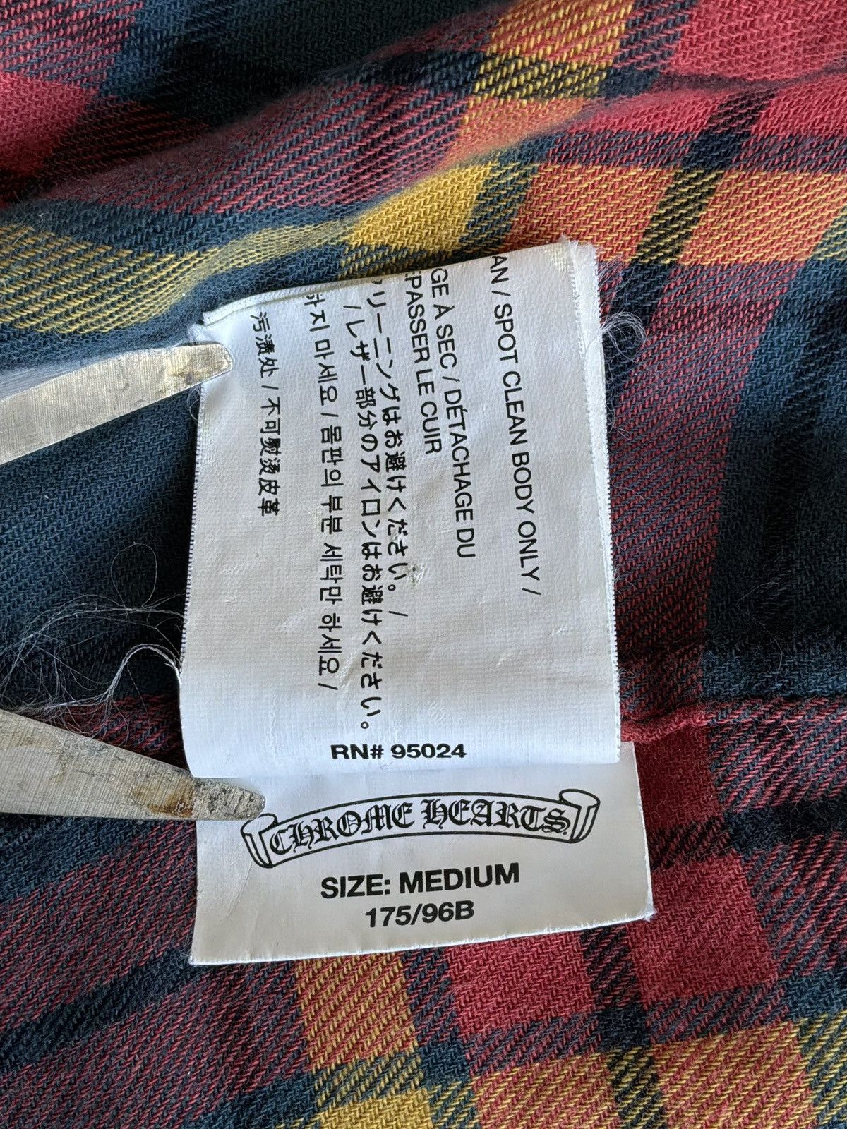 Chrome Hearts Chrome Hearts - Plaid Dual Cross Patch Flannel Size US M / EU 48-50 / 2 - 12 Thumbnail