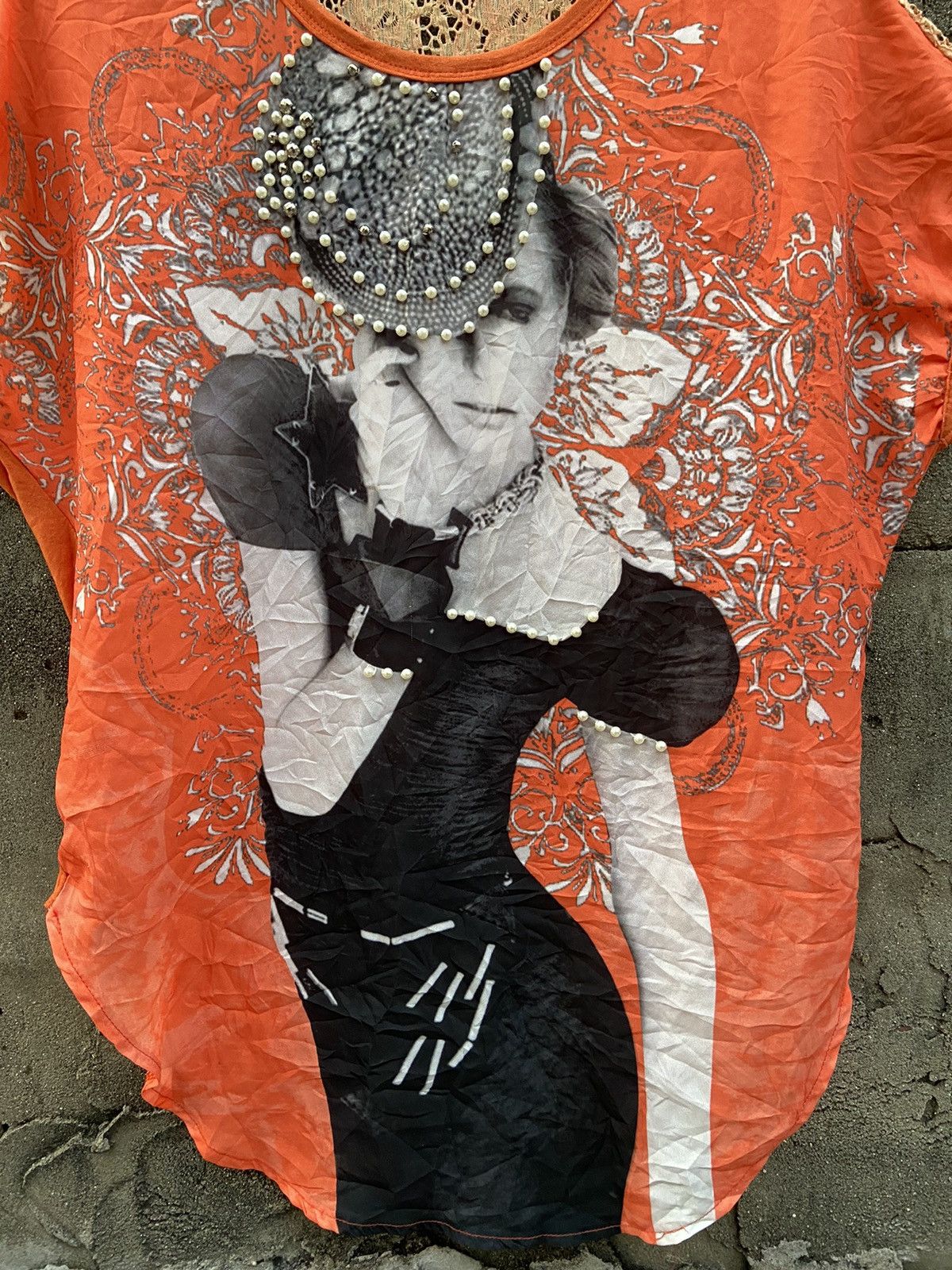 Hysteric Glamour × Japanese Brand × Vintage 2000s blouses marlyn monroe studded pearl Size XL / US 12-14 / IT 48-50 - 3 Thumbnail