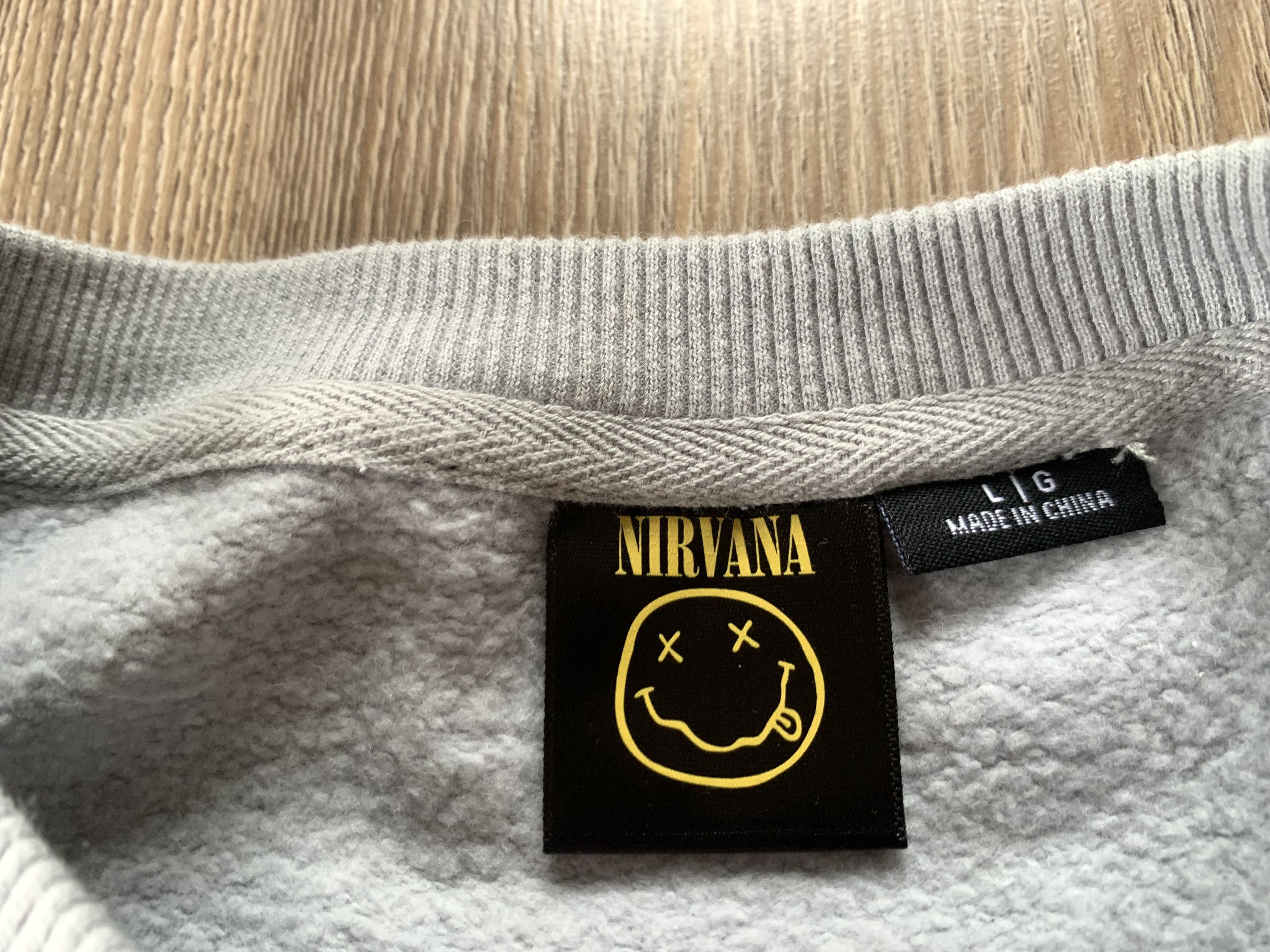 Band Tees × Nirvana Nirvana Isecticide Cotton Printed Sweatshirt Size US L / EU 52-54 / 3 - 5 Thumbnail