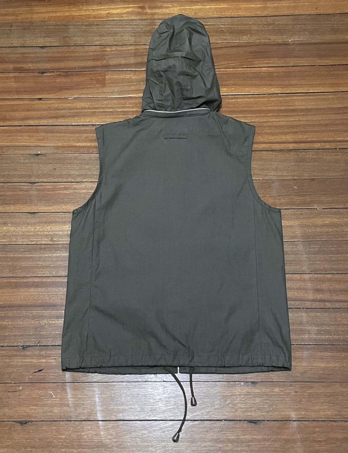 Gaultier Homme Objet Rare Vintage Gaultier Homme Objet Sleeveless Hoodie 2000s Size US M / EU 48-50 / 2 - 2 Thumbnail