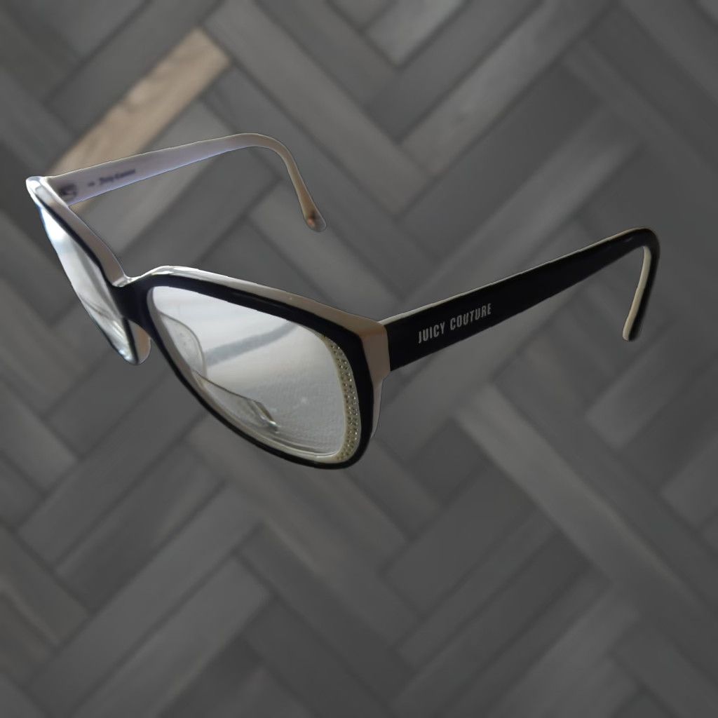 Juicy Couture VINTAGE Juicy Couture Sunglasses Frames Women Black 57x17mm Crystal Accents Size ONE SIZE - 1 Thumbnail