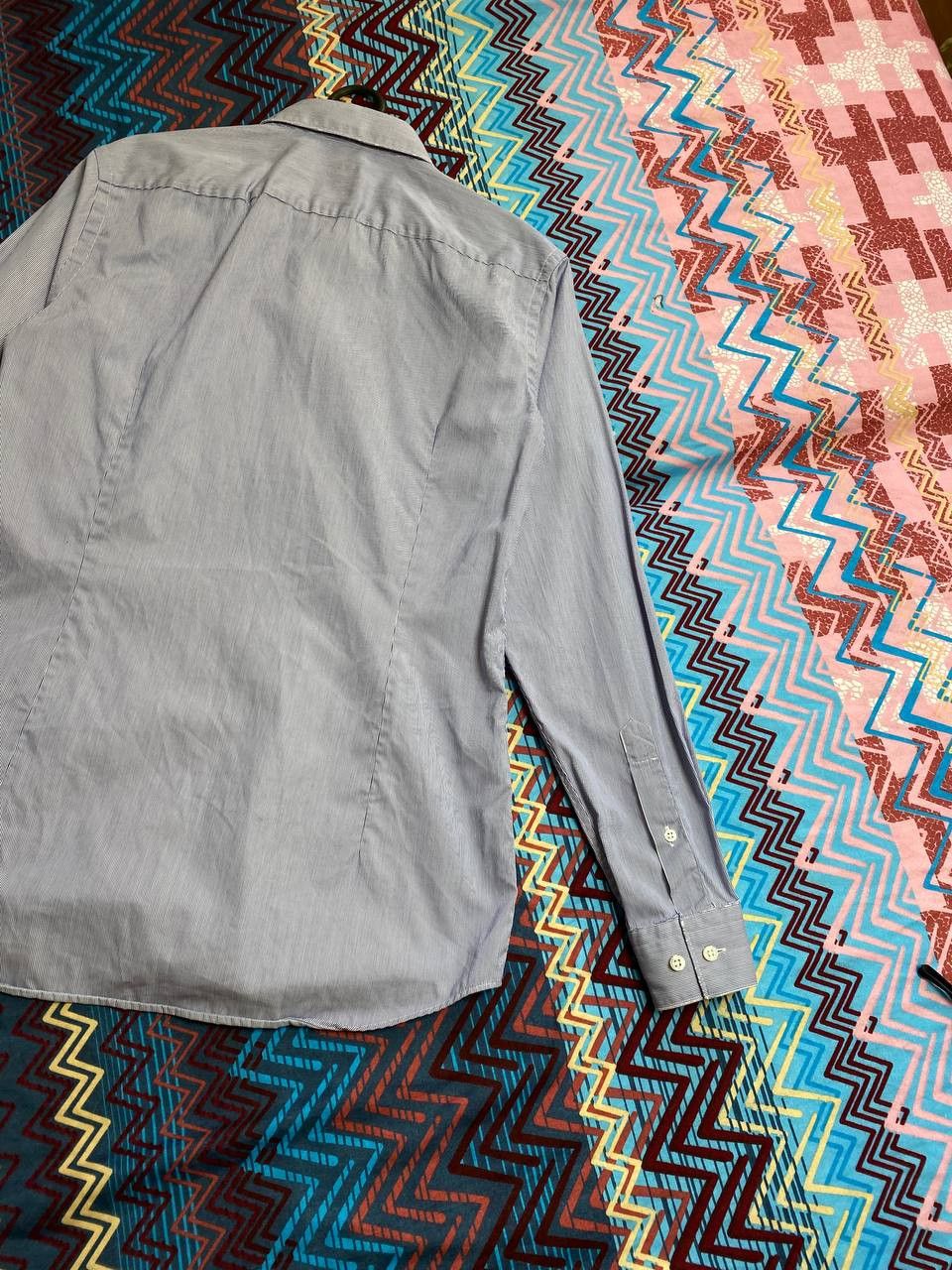 Hugo Boss Vintage Y2K shirt striped Hugo Boss regular fit streetwear Size US M / EU 48-50 / 2 - 13 Thumbnail