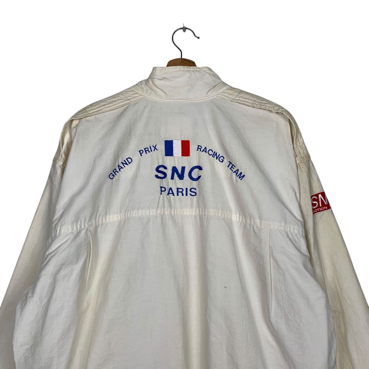 Other Vintage SNC Paris Grand Prix Racing Team Jacket Size US L / EU 52-54 / 3 - 8 Thumbnail