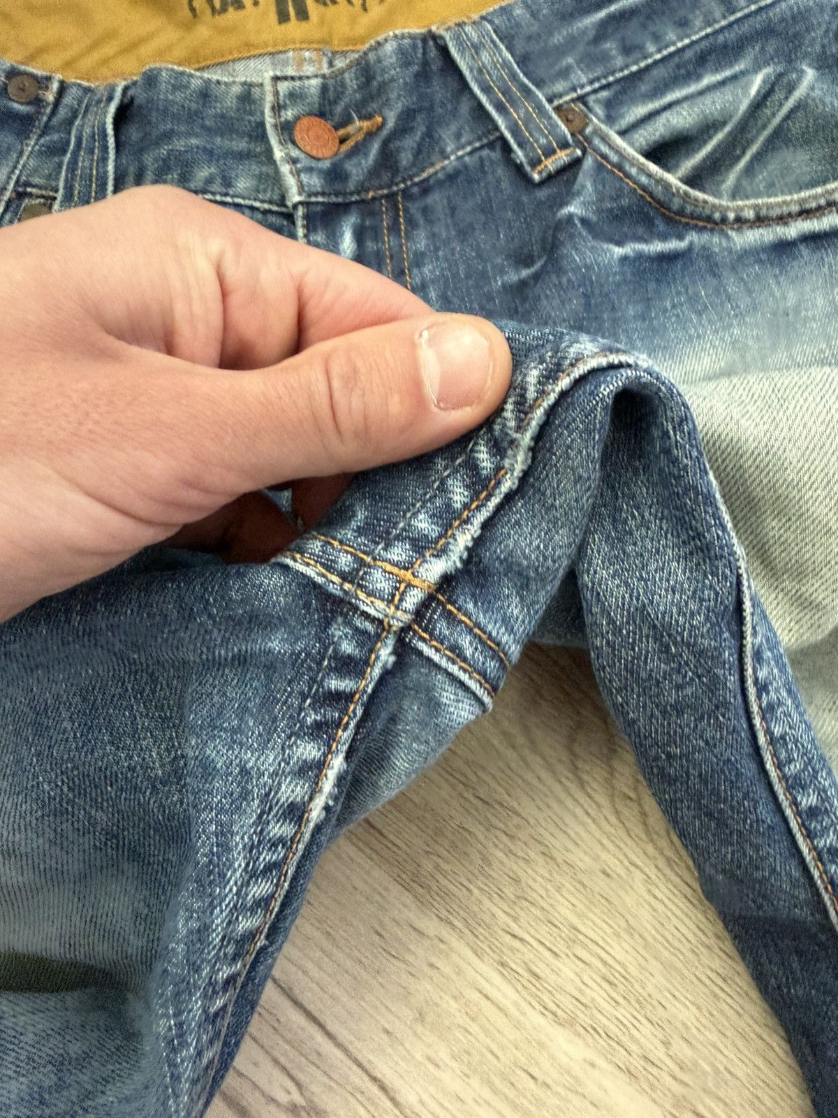 Levi's Levi’s 523 Distressed Jeans Y2K Grunge w Strap Altered Size US 34 / EU 50 - 17 Thumbnail