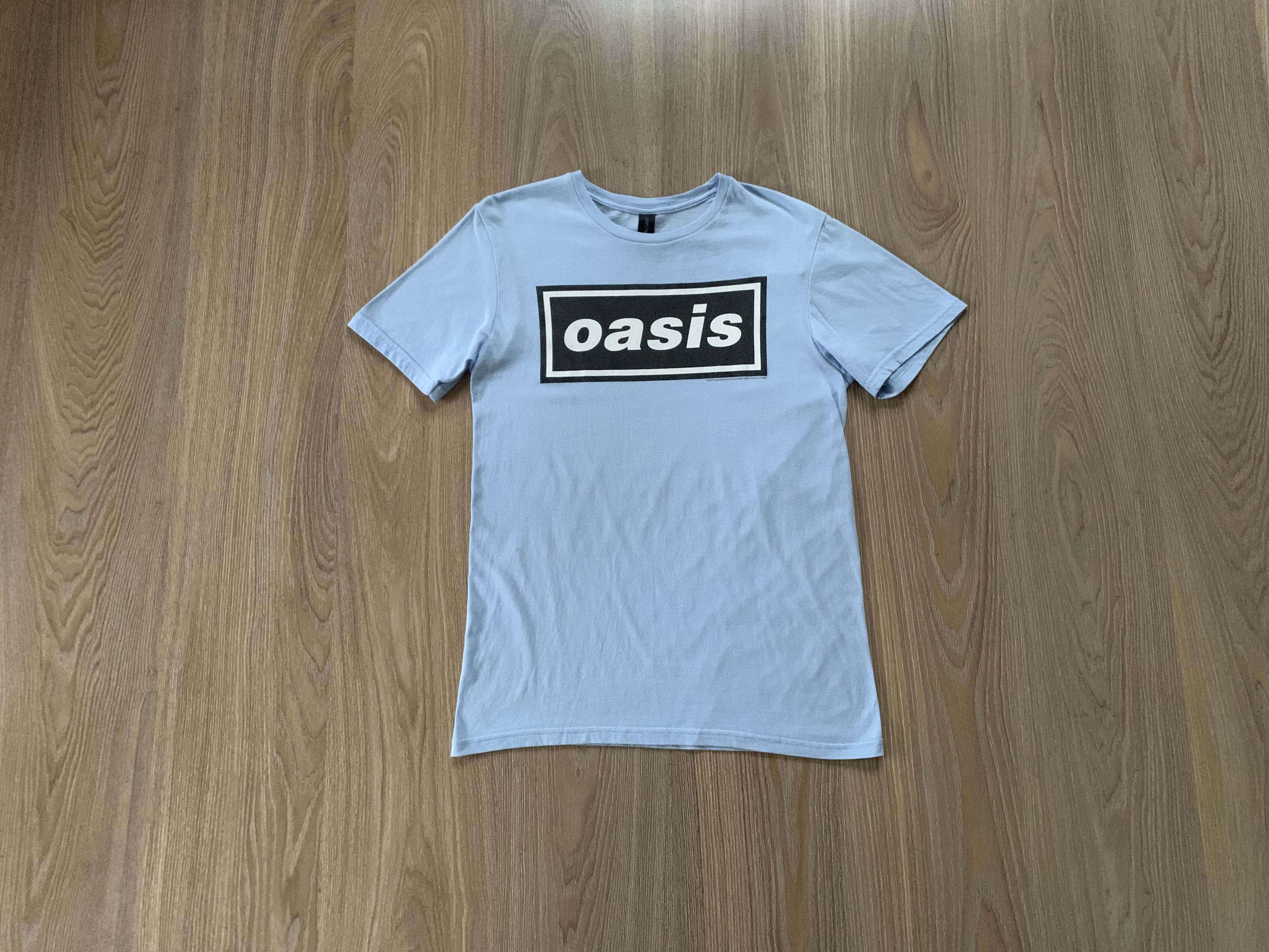 Band Tees × Gildan Oasis Gildan Big Logo T Shirt Size US S / EU 44-46 / 1 - 9 Thumbnail