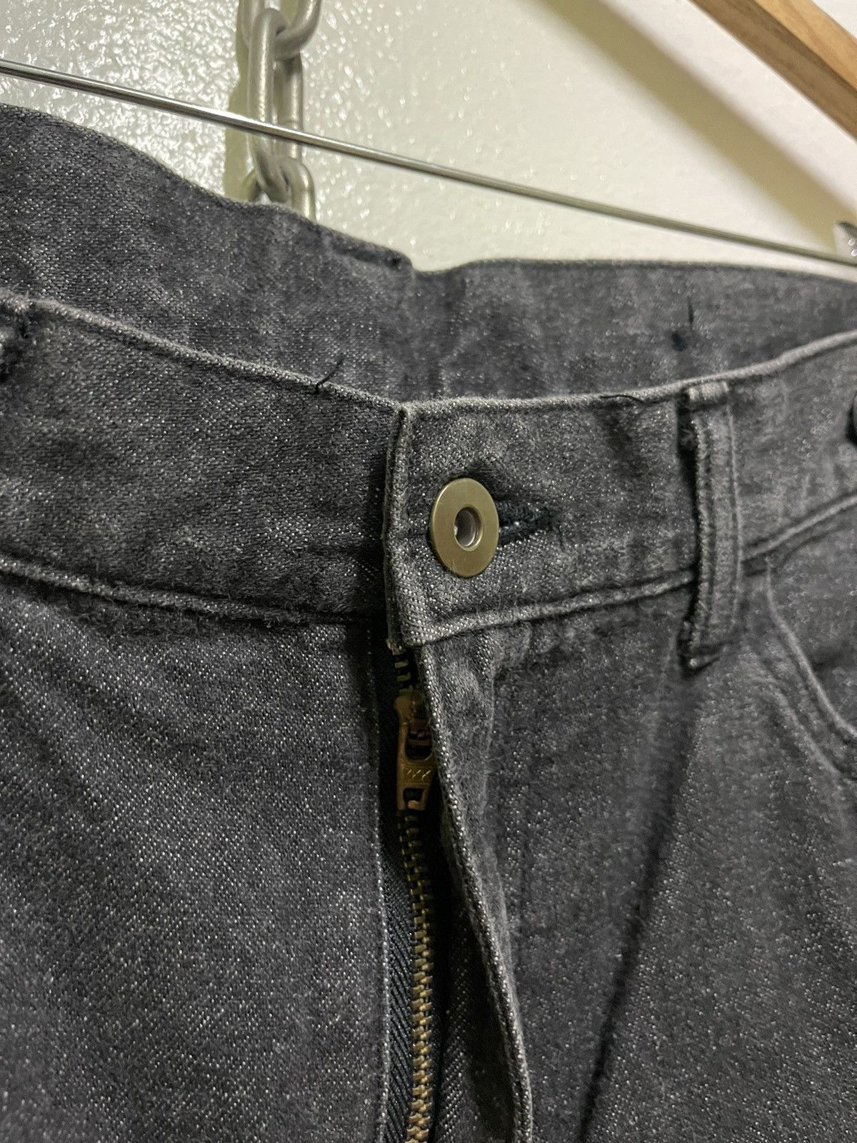 Japanese Brand Super Lovers Black Jeans Size US 31 - 8 Thumbnail