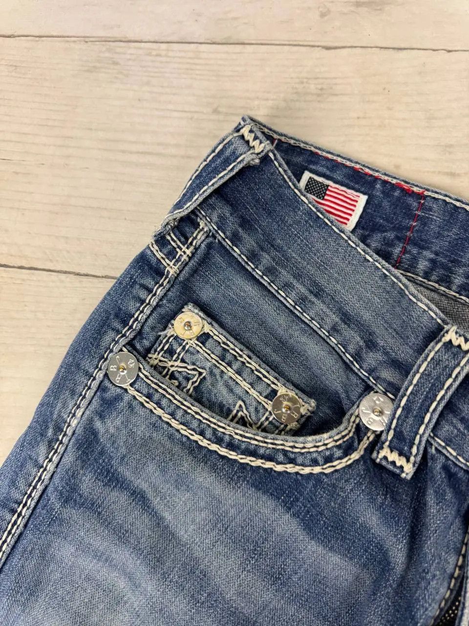True Religion Vintage True Religion Baggy Denim Jeans Size US 30 / EU 46 - 10 Thumbnail