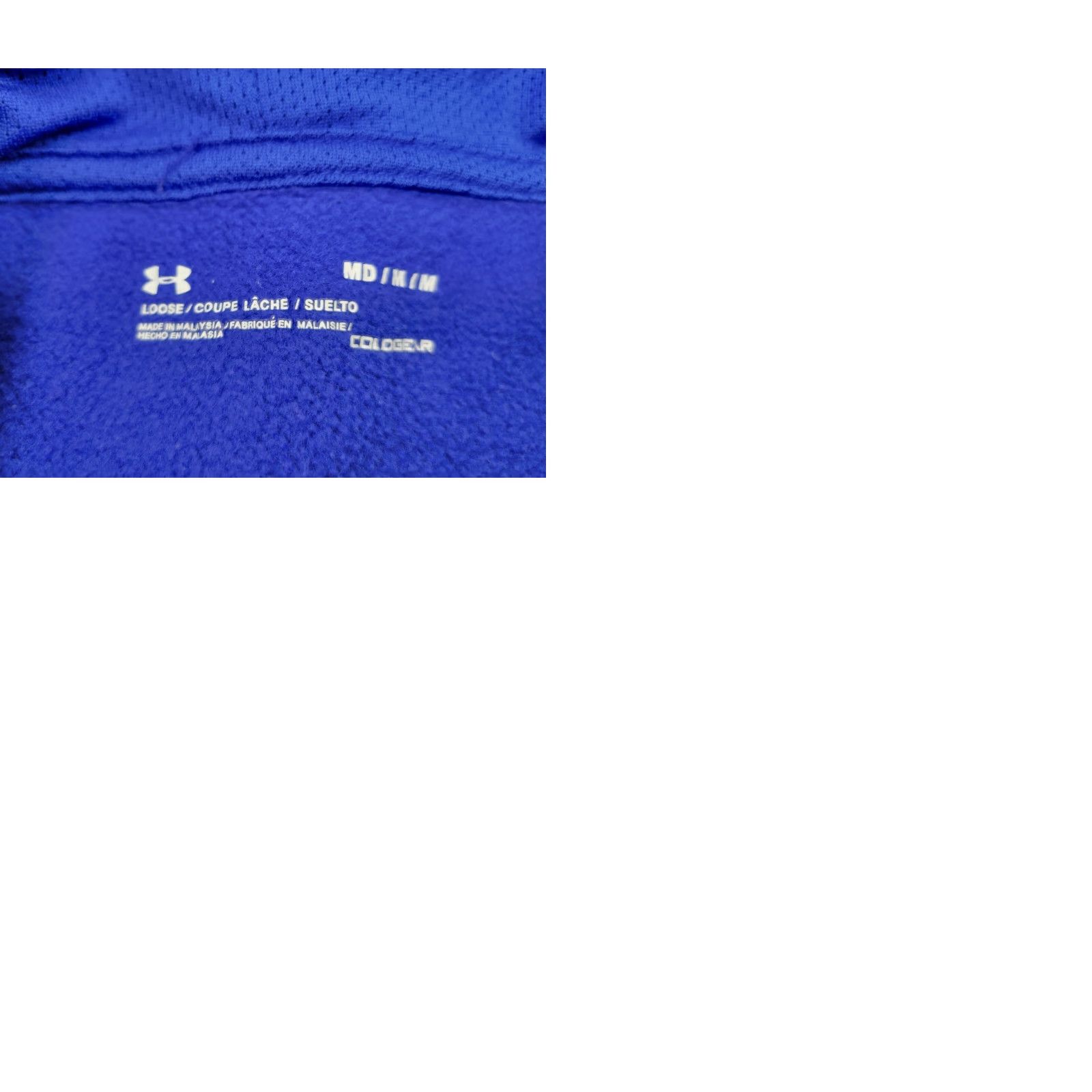Under Armour Under Armour Men's Blue Hoodie Falkville Basketball Blue Devils Alabama Med Blue Pullover Hoodie 28.5" Down Back Mens Size US M / EU 48-50 / 2 - 9 Thumbnail