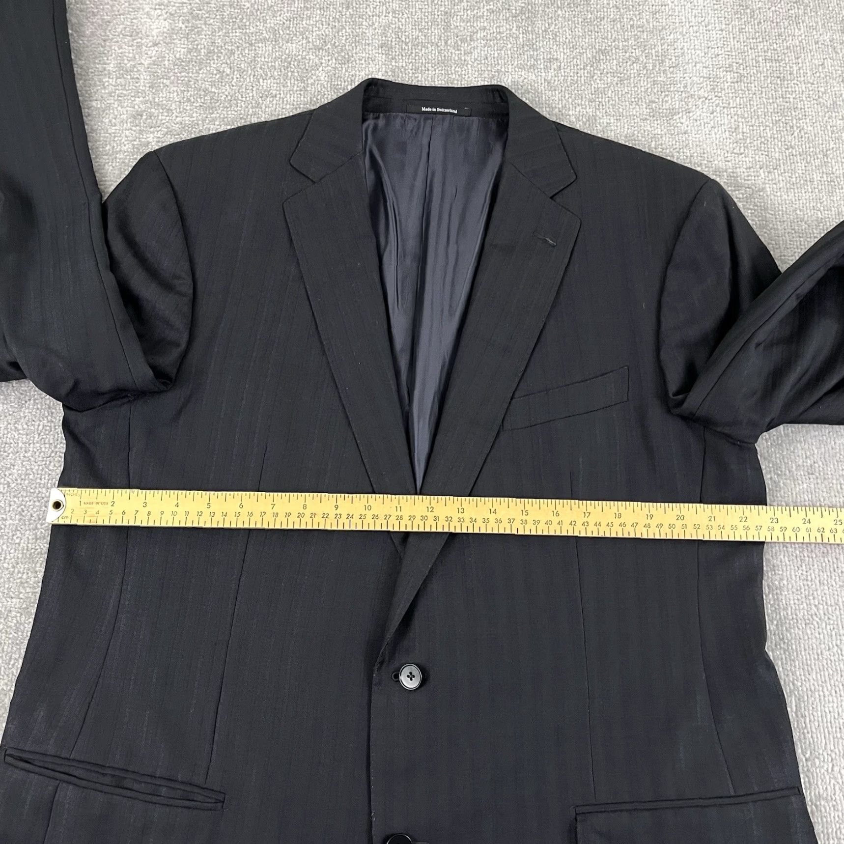 Ermenegildo Zegna Ermenegildo Zegna Blazer Mens 48R US 58R Sports Coat Trofeo Wool Gray Size 48R - 5 Thumbnail