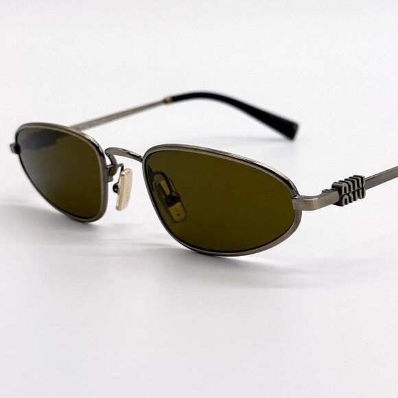 Miu Miu NEW MIU MIU SUNGLASSES MUA52S 26C09Z BROWN WOMEN MU A52S SMU Size ONE SIZE - 3 Thumbnail