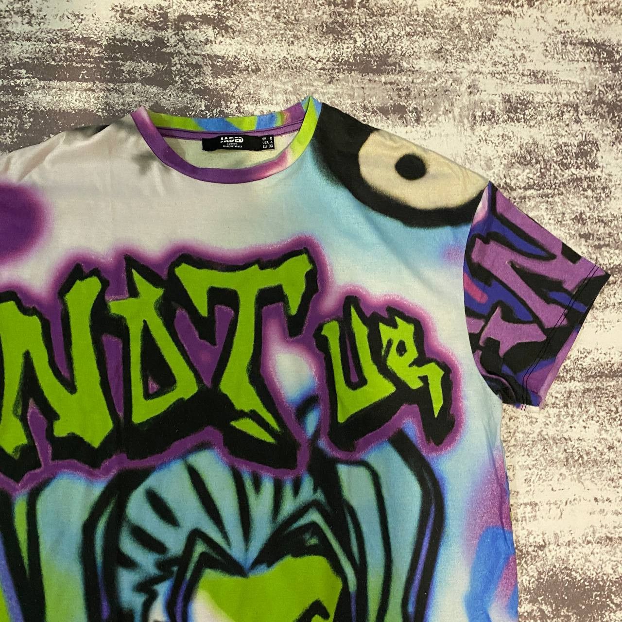 Jaded London Jaded London Not Your Angel Mens Graffiti Tee Anime Style Size US L / EU 52-54 / 3 - 2 Thumbnail