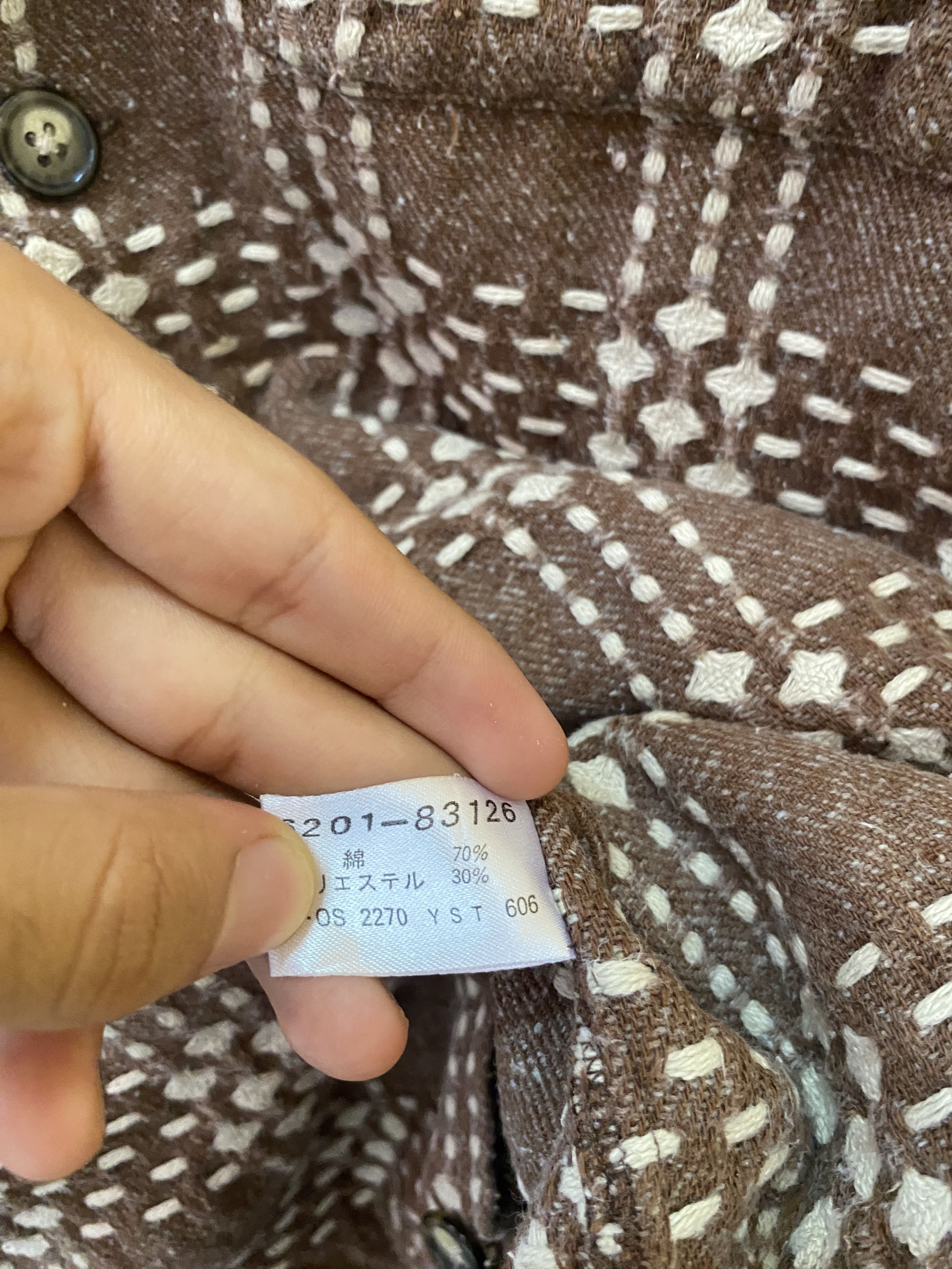 Japanese Brand × Vintage Lincoln Sashiko japan button shirt Size US L / EU 52-54 / 3 - 8 Thumbnail