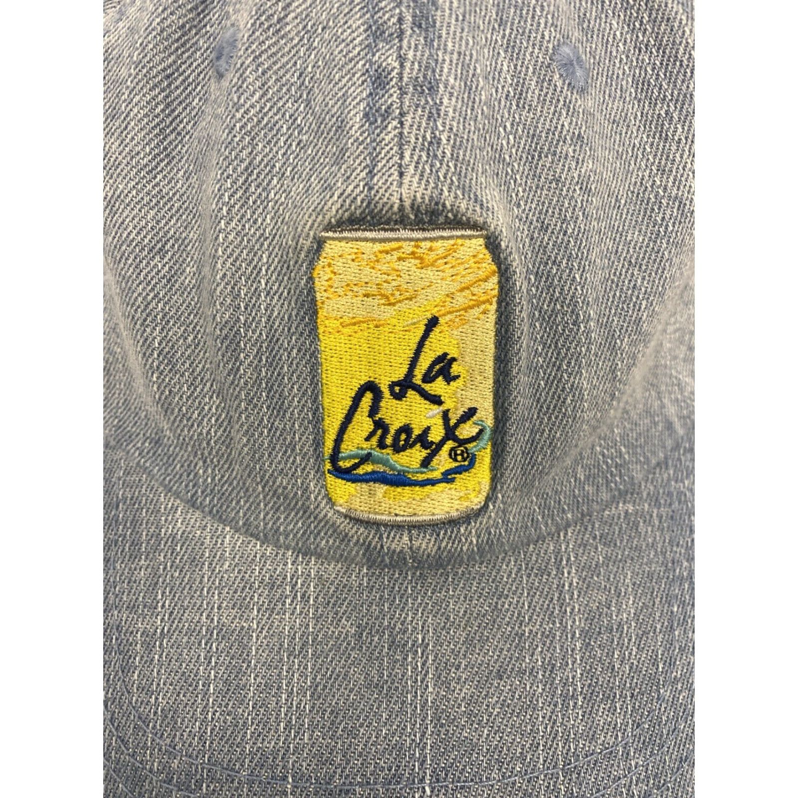 Denime VINTAGE La Croix Sparkling Water Denim Cap Unisex Adults One Size Blue Casual Adjustable Baseball Hat Size ONE SIZE - 2 Thumbnail